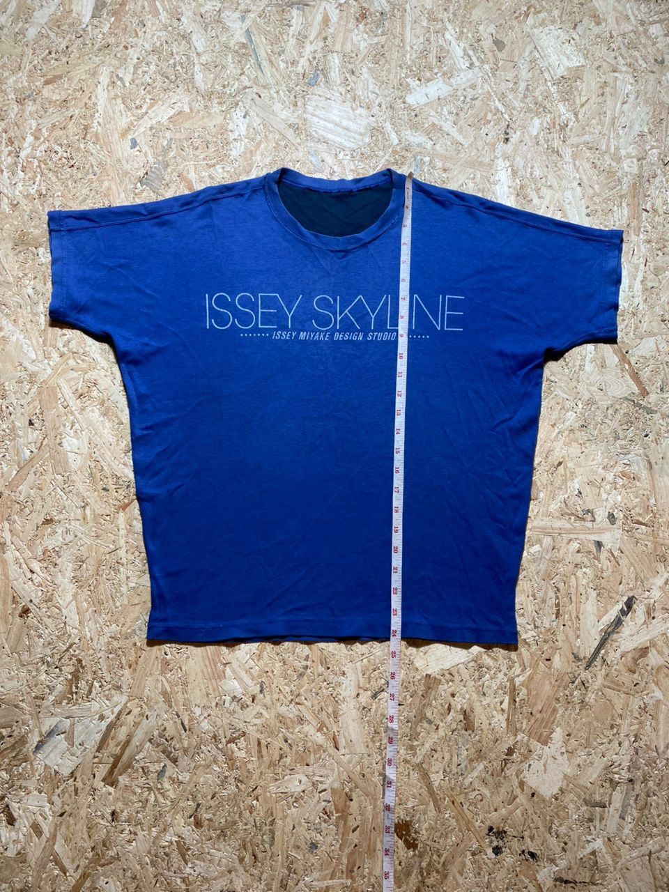 Issey Miyake Issey Vintage Skyline Reversible Blue Tee Size US L / EU 52-54 / 3 - 21 Thumbnail