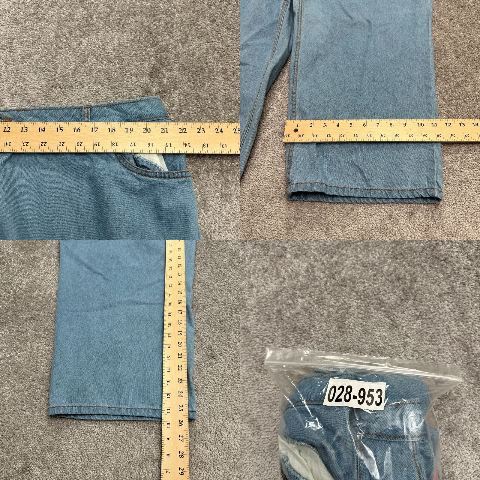 Vintage Woman Within Denim Jeans Womens 26WP Blue Wide Leg Casual Size 26" / US 2 / IT 38 - 9 Thumbnail