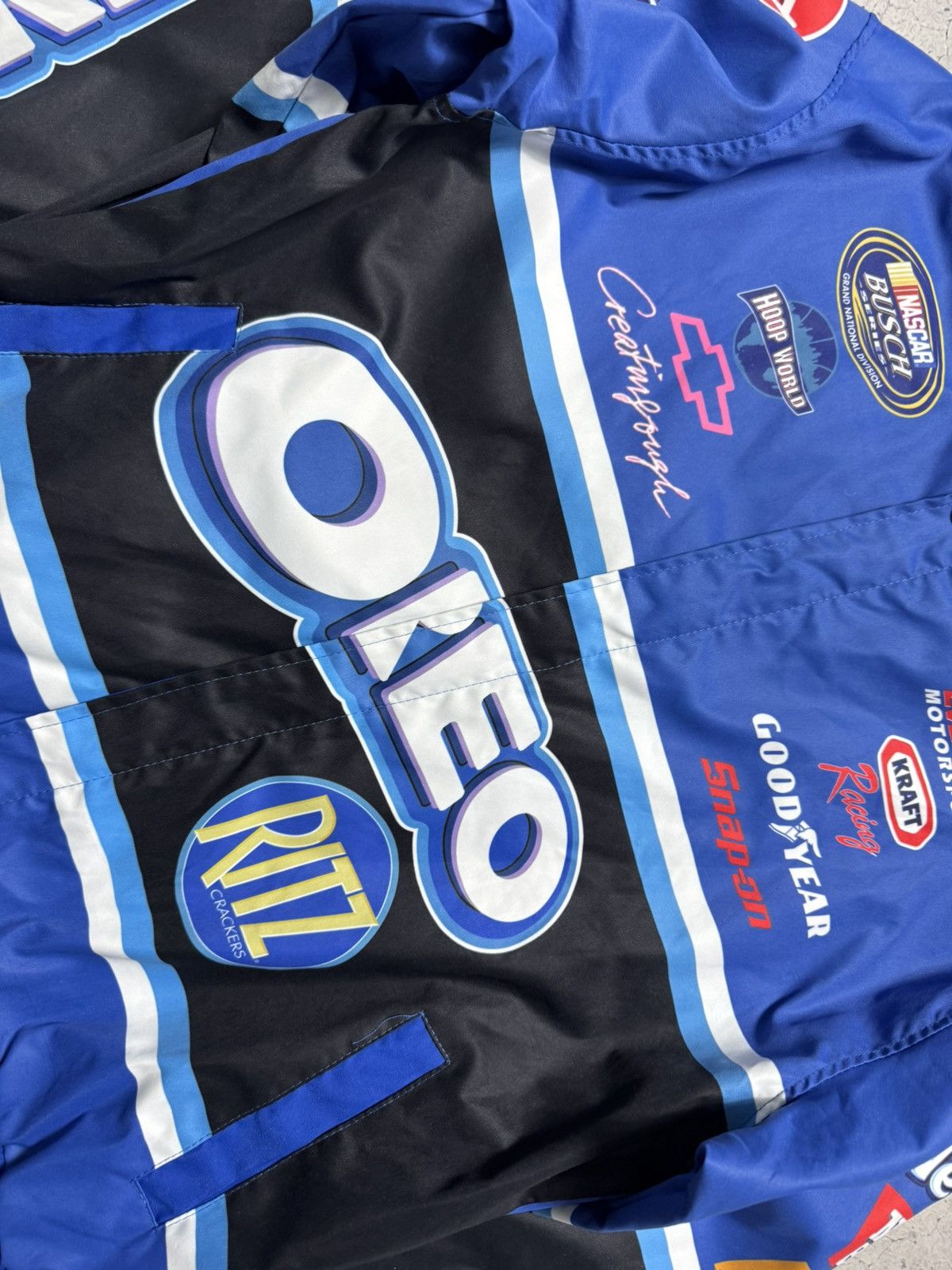 Vintage Oreo Vintage Racing Bomber Jacket Size M Big Logo Size US M / EU 48-50 / 2 - 5 Thumbnail