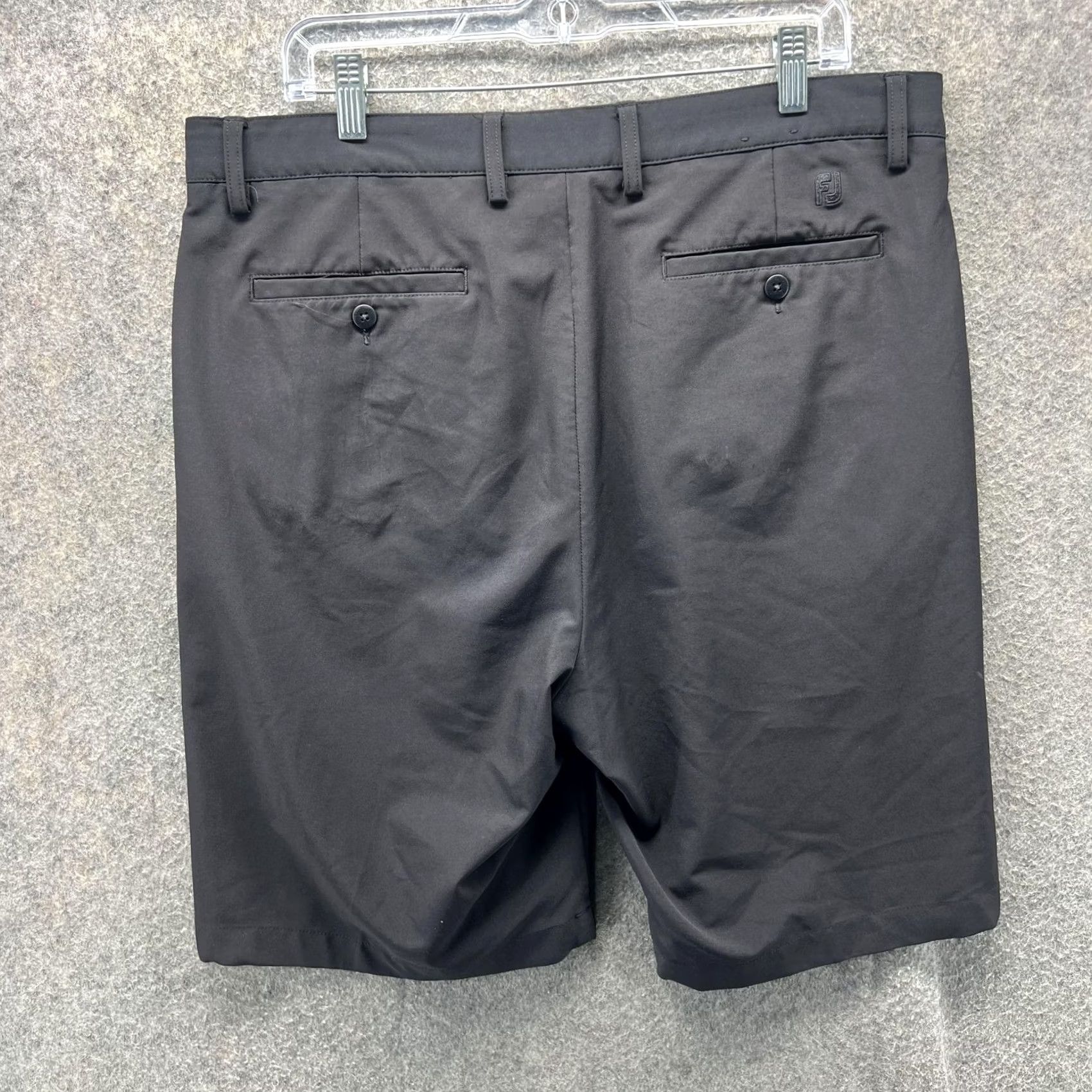 Footjoy FootJoy Shorts Mens 36 Black Golf Chino Stretch Performance 11 Inseam Casual Size US 36 / EU 52 - 2 Thumbnail