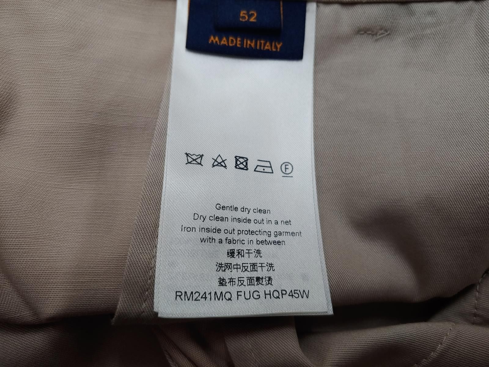 Louis Vuitton Louis Vuitton Monogram Flocked Workwear Pants in Beige Size US 34 / EU 50 - 6 Thumbnail