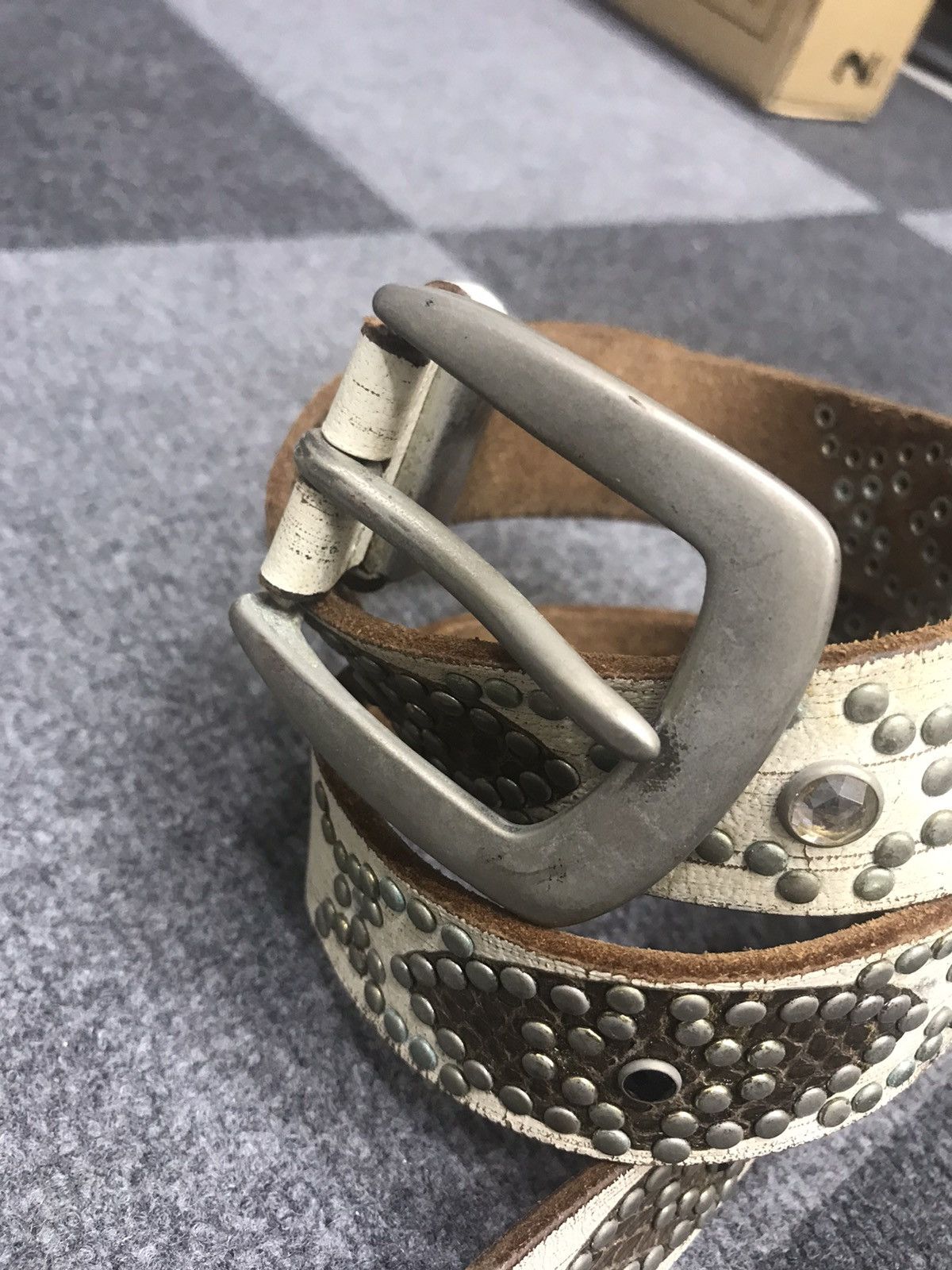 Seditionaries Genuine Leather Studded Belt Size ONE SIZE - 2 Thumbnail