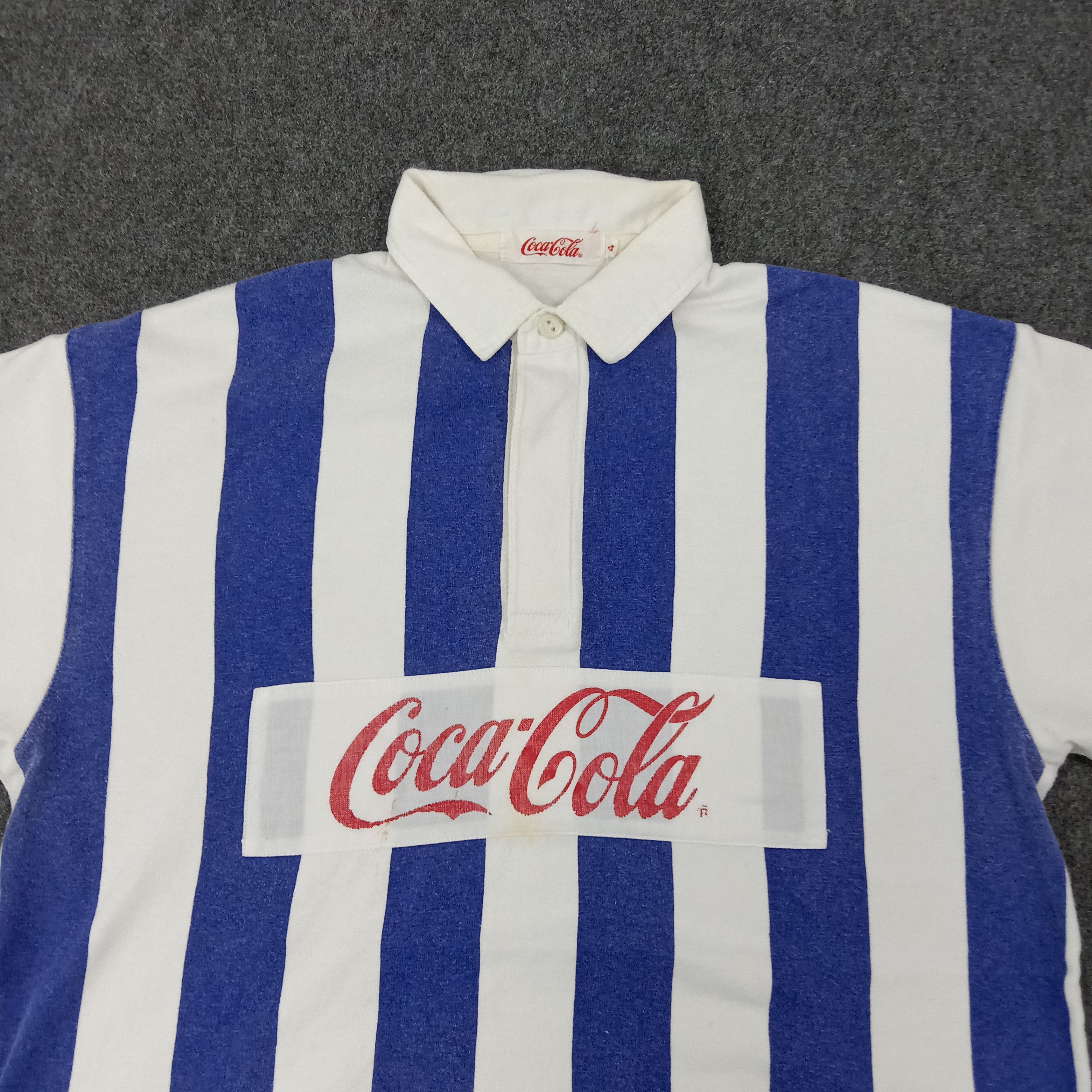 Coca Cola Coca Cola American Promo Stripes Polos C267N38 Size US L / EU 52-54 / 3 - 2 Thumbnail