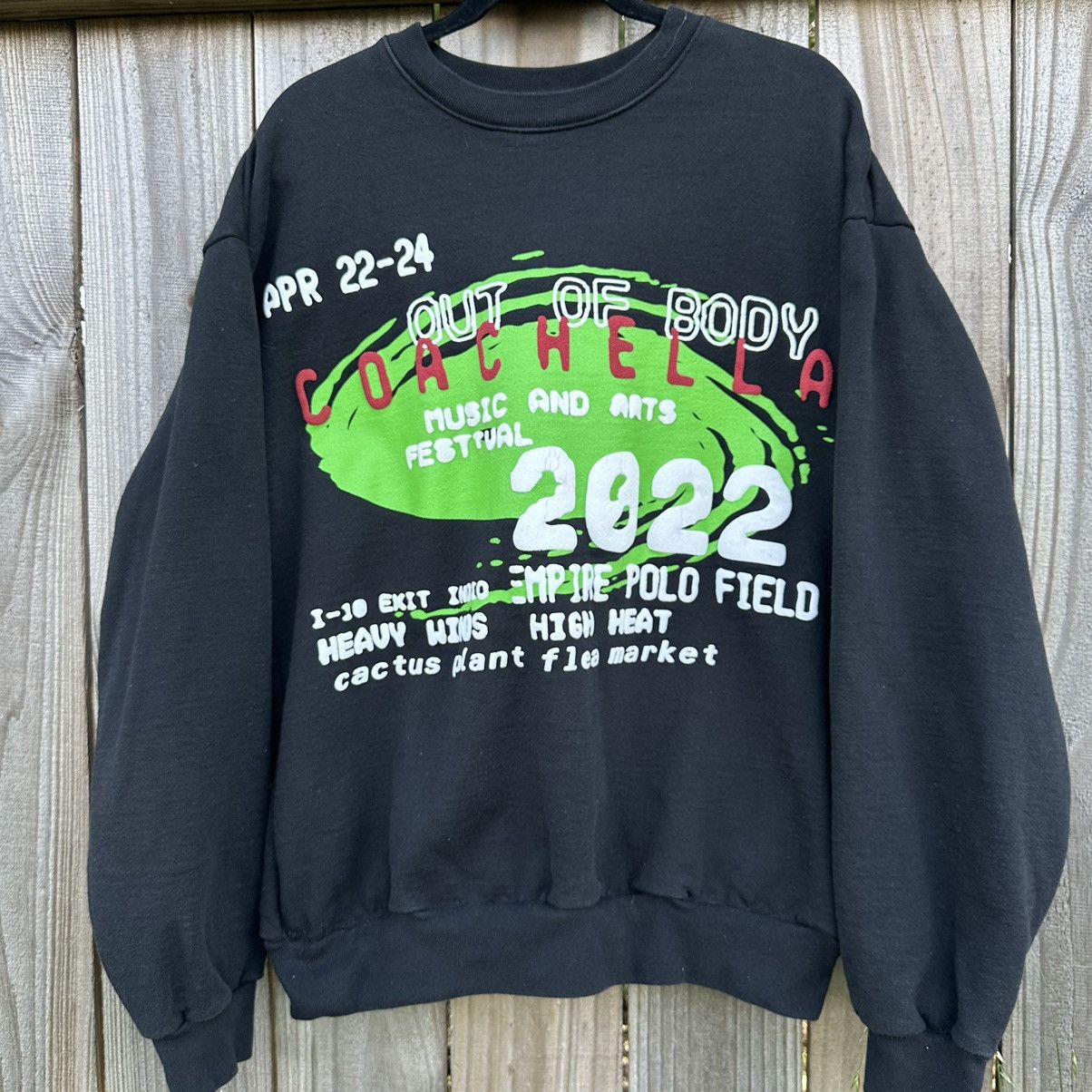 image of Cactus Plant Flea Market x Coachella Weekend 2 Cpfm in Black, Men's (Size Medium)