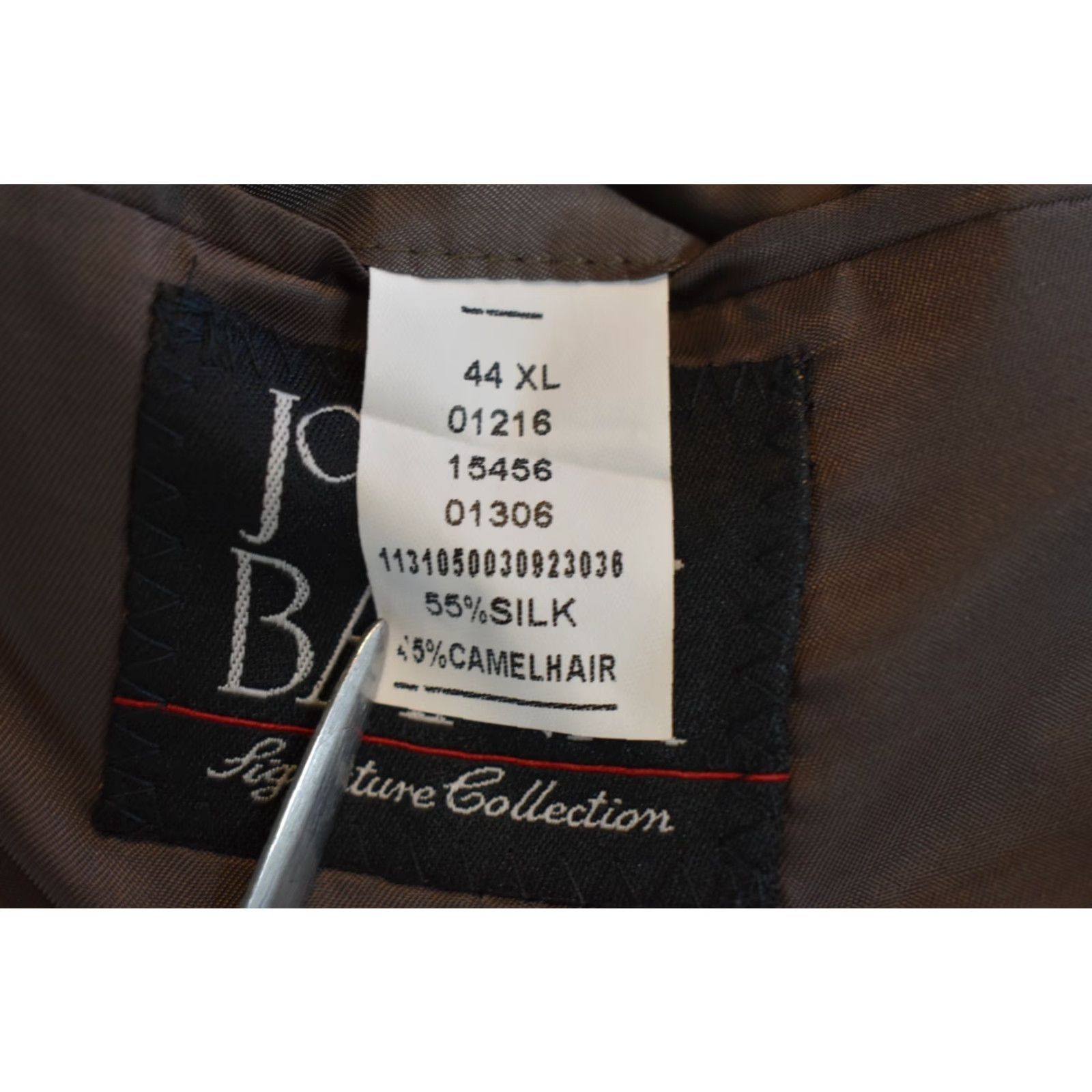 Jos. A. Bank Jos A Bank Herringbone Silk Camel Hair Blend Sport Coat Mens XL 44 Chest 46 Size US S / EU 44-46 / 1 - 6 Thumbnail