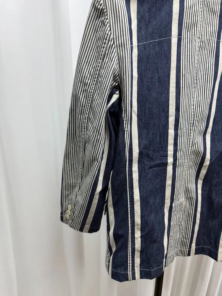 Comme des Garcons Comme Des Garcons Homme Stripes Denim Blazer Jacket-2507 Size US M / EU 48-50 / 2 - 3 Thumbnail