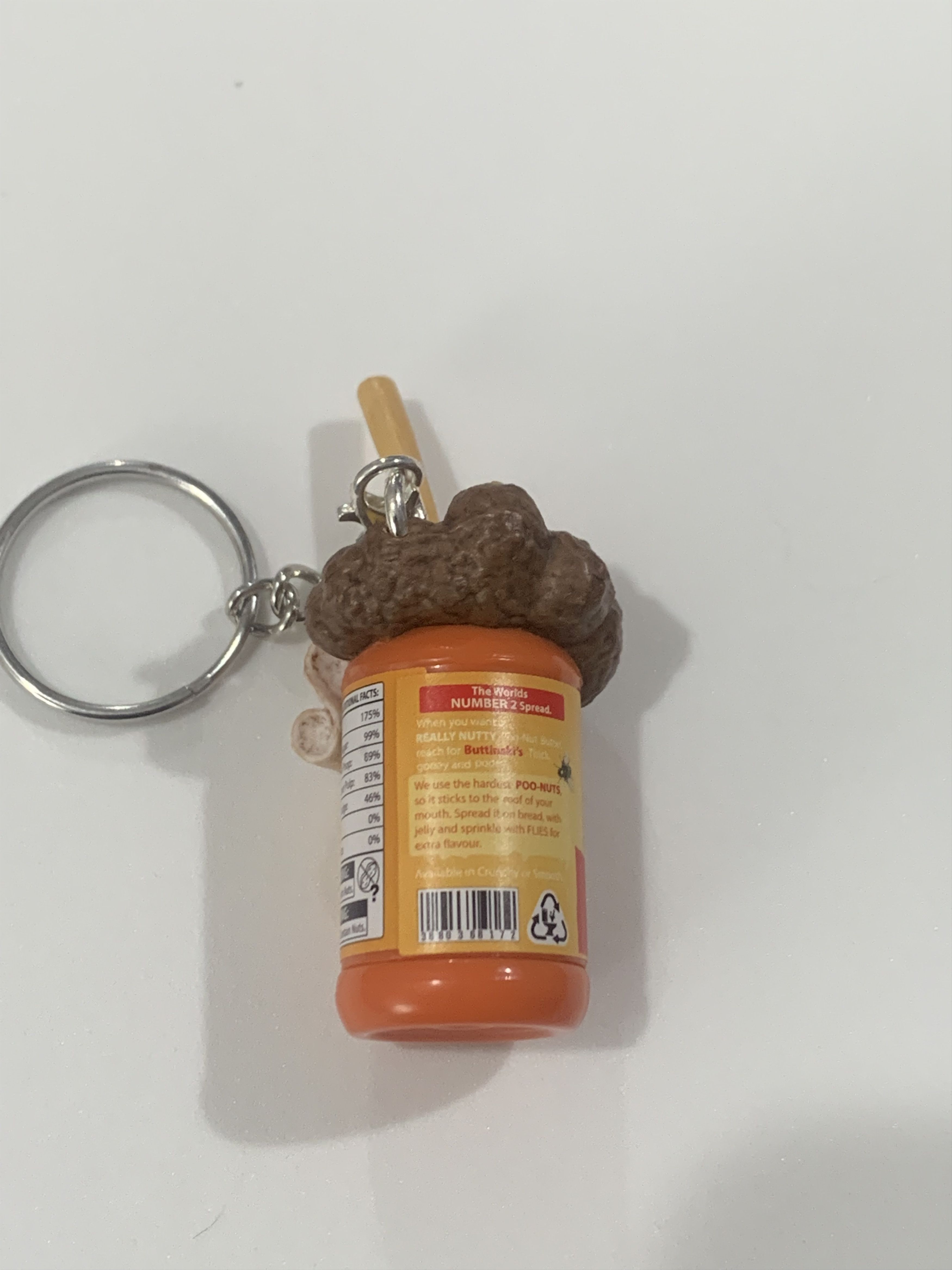 Other Gross Minis S2 Keychain - Buttinski's Poonut Butter Size ONE SIZE - 3 Thumbnail