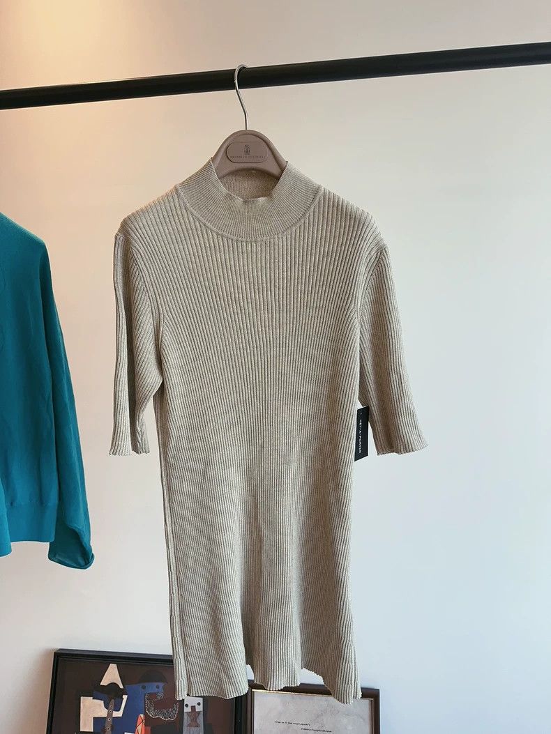 The Row The Row Minimal Mock Neck Top Size US M / EU 48-50 / 2 - 1 Thumbnail