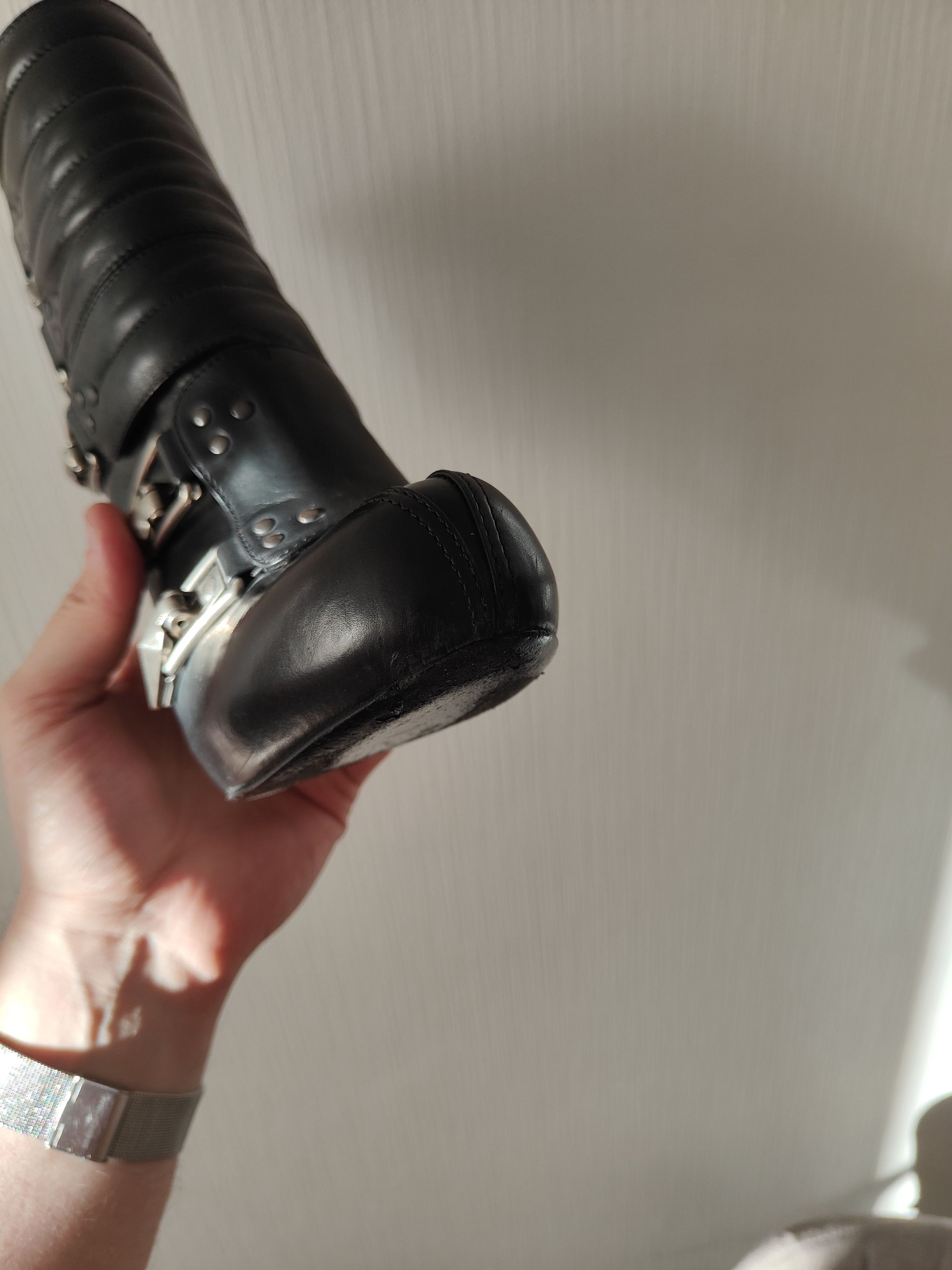 Alexander McQueen Alexander McQueen Buckled Latch Heel Boots Size US 7 / IT 37 - 13 Thumbnail