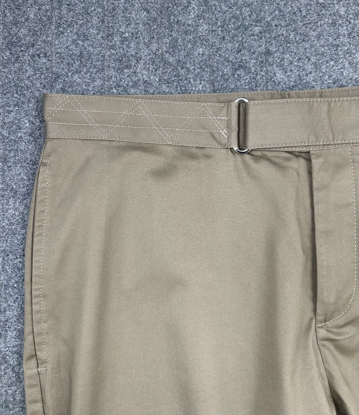 Hermes Hermes - Waistband Details / Snap Button Trouser Light Brown Size US 36 / EU 52 - 8 Thumbnail