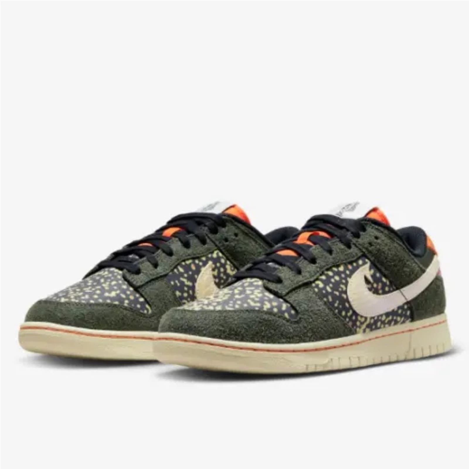 image of Nike Dunk Low Retro Rainbow Trout Shoes 'sequoia' New Box 11 in Green, Men's