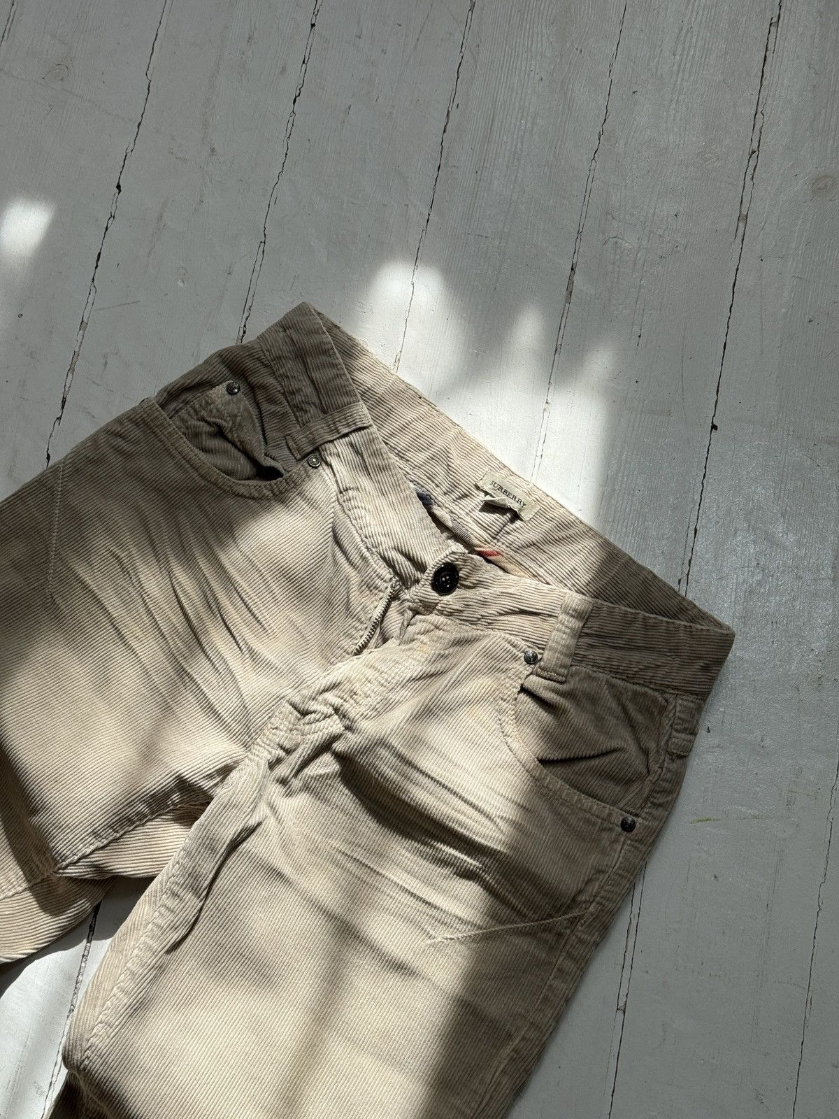 Burberry VINTAGE VELVET BURBERRY 2000s PANTA Size 25" / US 0 / IT 36 - 9 Thumbnail