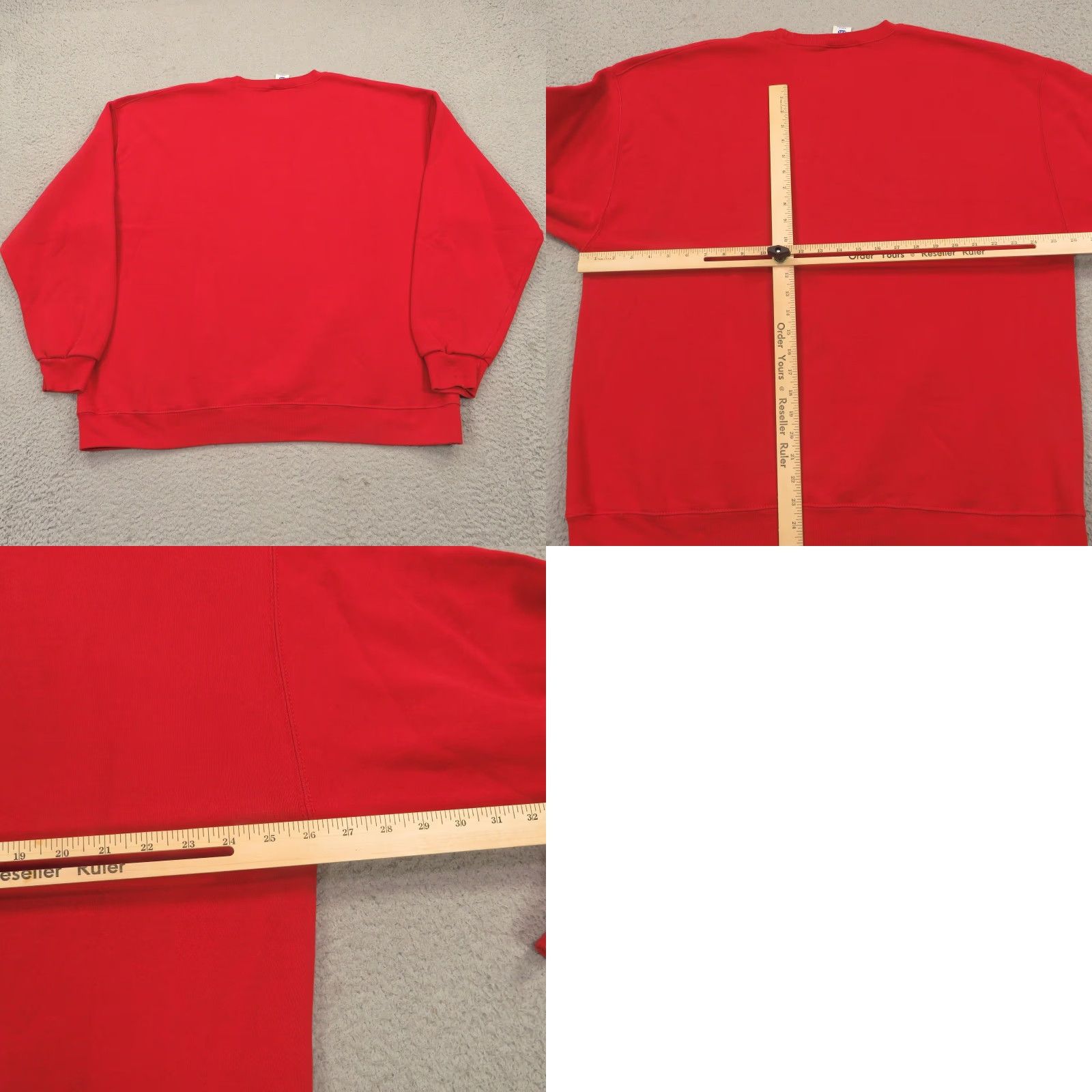 Russell Athletic Davidson Sweatshirt Mens 2XL Red Russell Athletic Pullover Crewneck College Logo Graphic Print Size US XXL / EU 58 / 5 - 8 Thumbnail