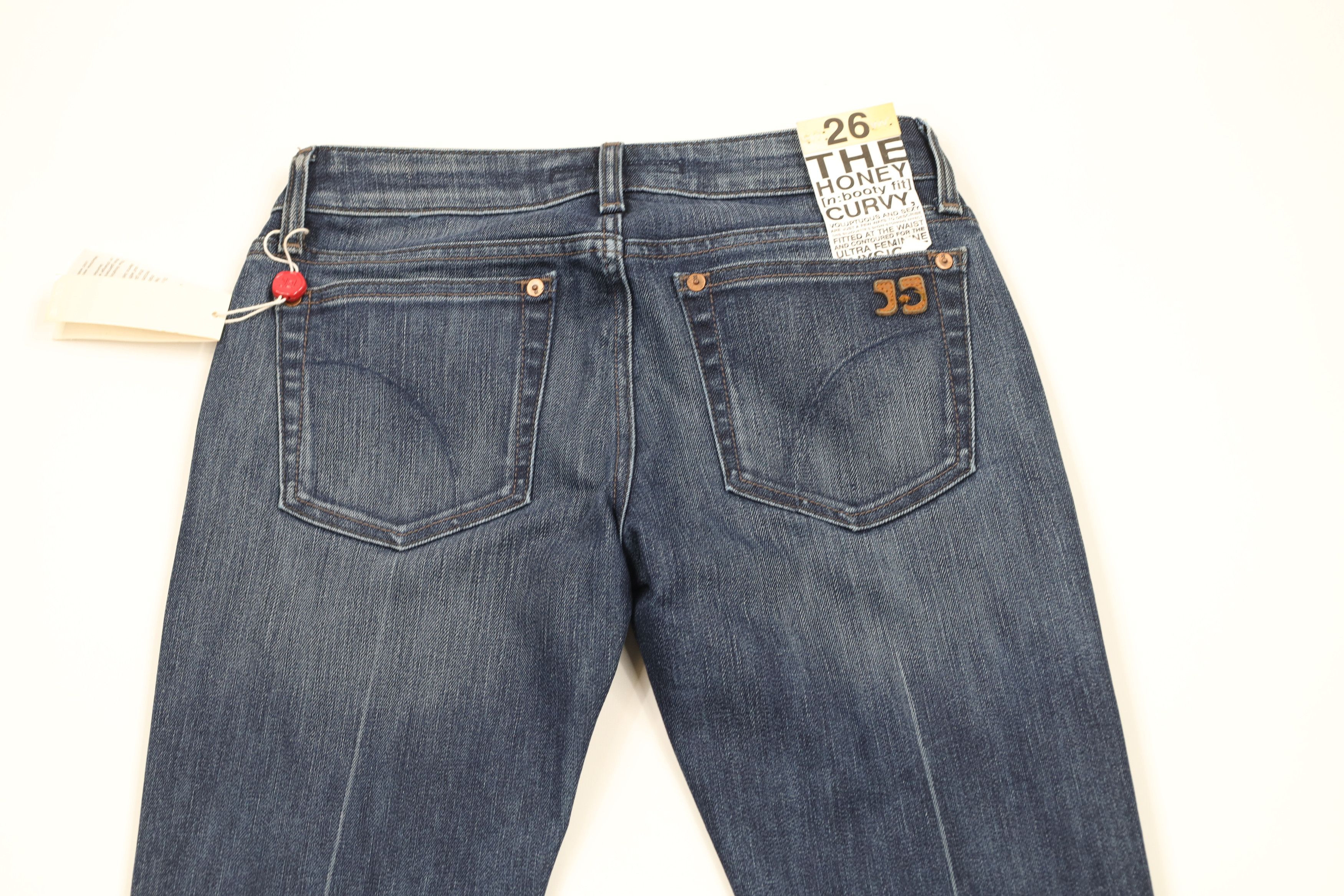 Vintage New Joe's Jeans Booty Fit Curvy Flared Wide Leg Denim Jeans Size 26" / US 2 / IT 38 - 11 Thumbnail