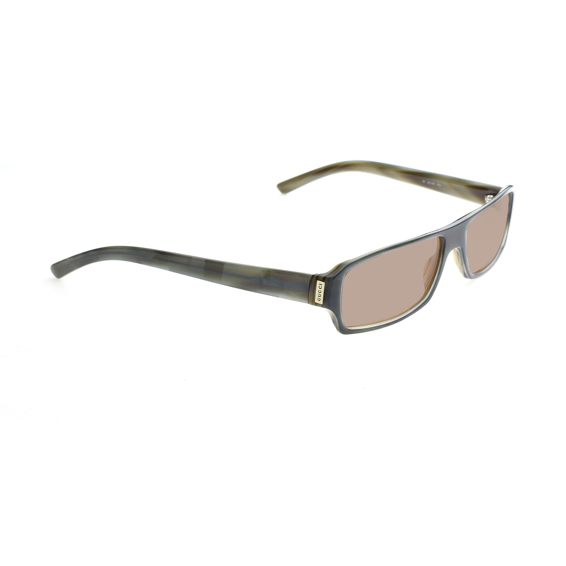 Gucci Gucci '00s Green Rectangular Frame Sunglasses Size ONE SIZE - 2 Thumbnail
