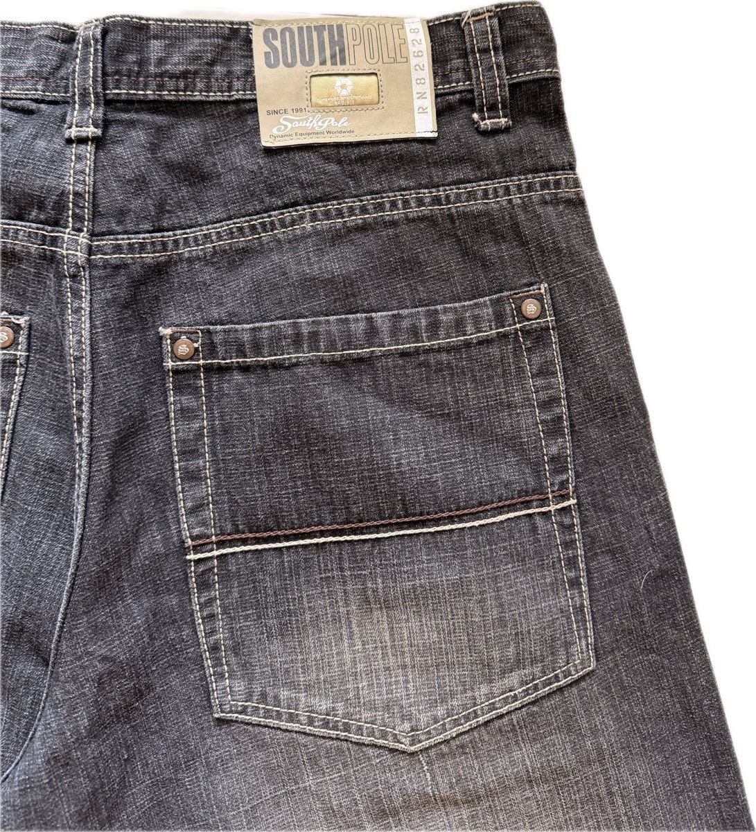 Southpole Gold Tab Black Southpole Jorts Size US 34 / EU 50 - 3 Thumbnail