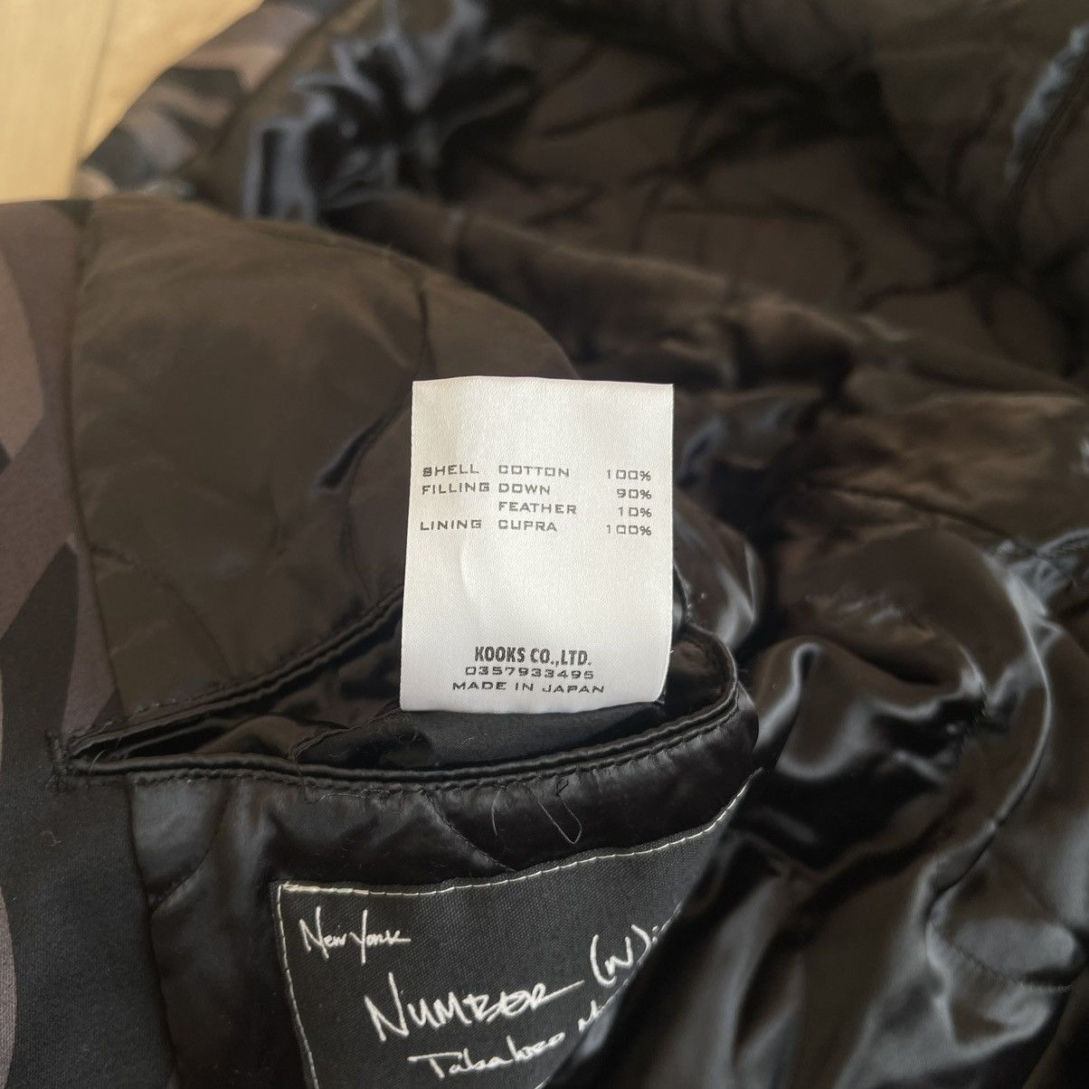Number (N)ine AW2004 'Give Peace A Chance' Tribal Heart Camo Down Jacket Size US M / EU 48-50 / 2 - 8 Thumbnail