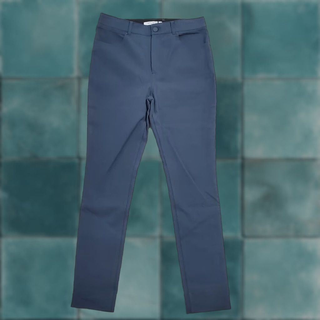M.M.LaFleur MM.LaFleur Sammataro 1.0 Jean Pants Women 8 Dusty Indigo Denim Straight Regular Ankle Pockets Stretch - 96% Organic Cotton 4% Elastane Size 30" / US 8 / IT 44 - 1 Thumbnail
