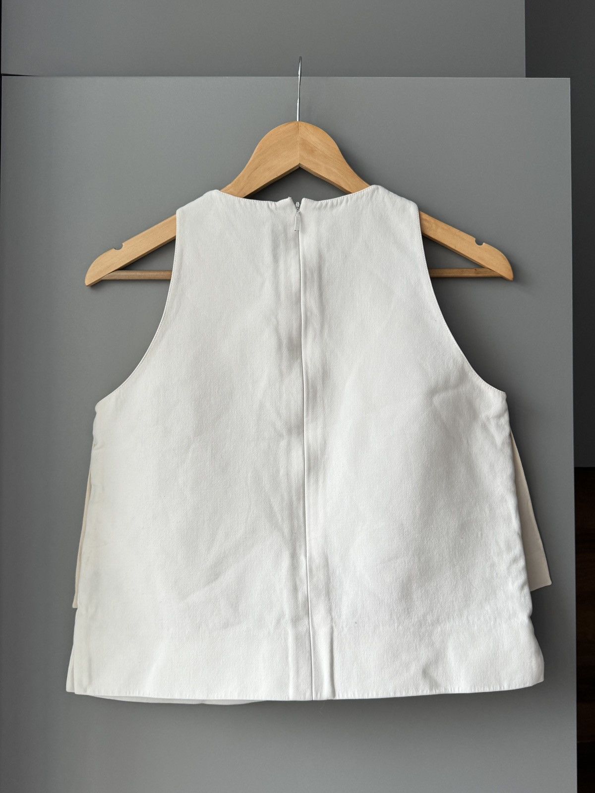 Fendi Fendi Creme Layered Sleveless Top Size S / US 4 / IT 40 - 5 Thumbnail