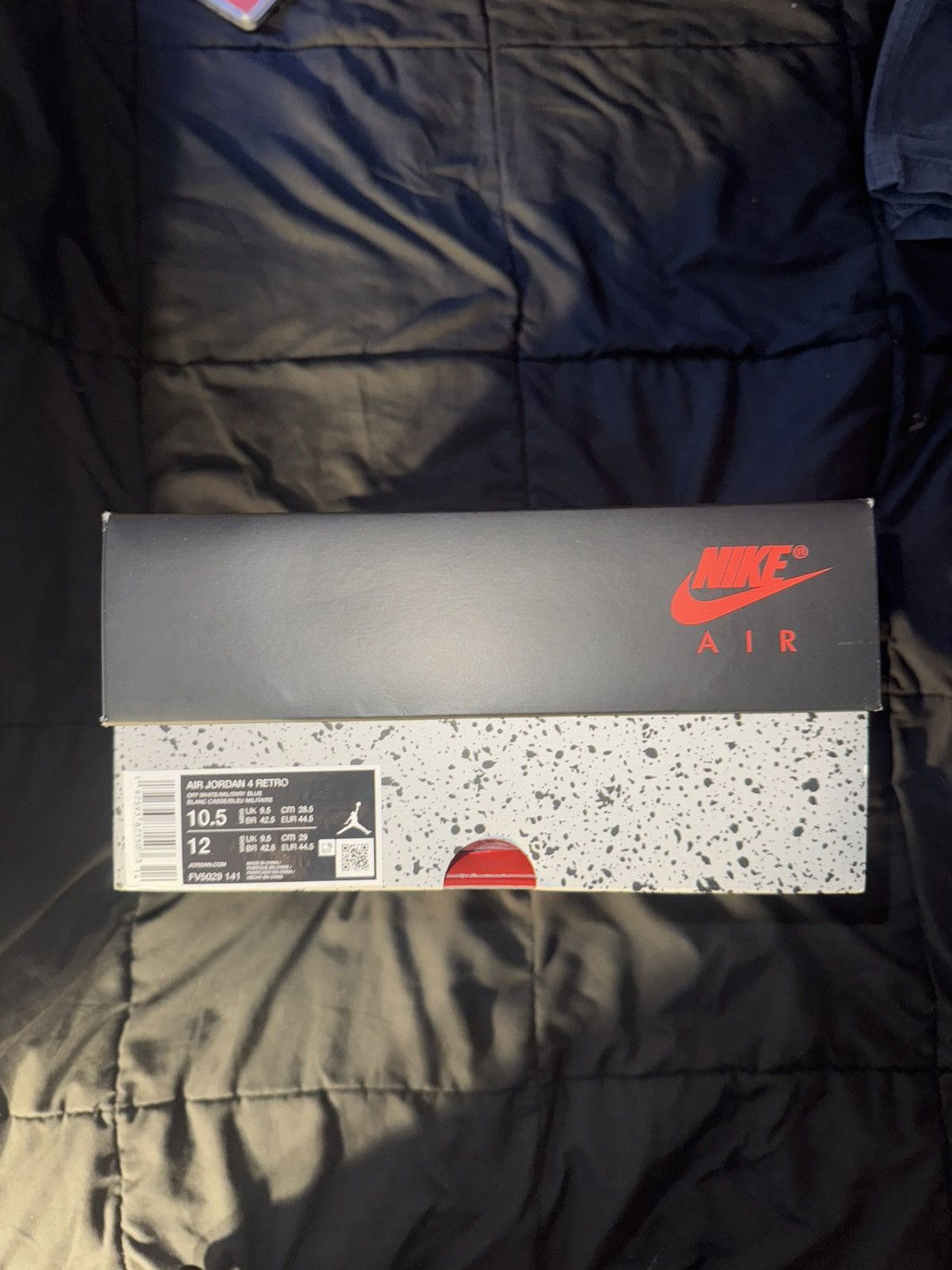 Jordan Brand × Nike Air Jordan retro 4 military blue Size US 10.5 / EU 43-44 - 18 Thumbnail