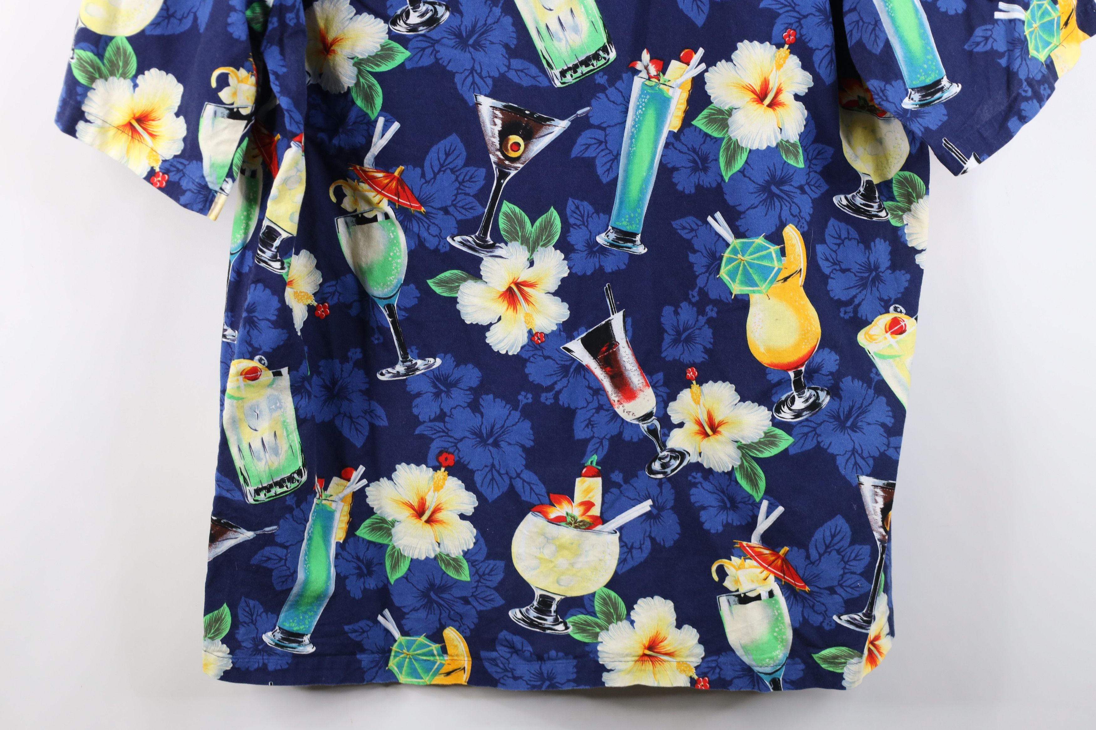 Vintage Vintage 90s Flower Beach Luau Hawaiian Button Shirt USA Size US XL / EU 56 / 4 - 13 Thumbnail