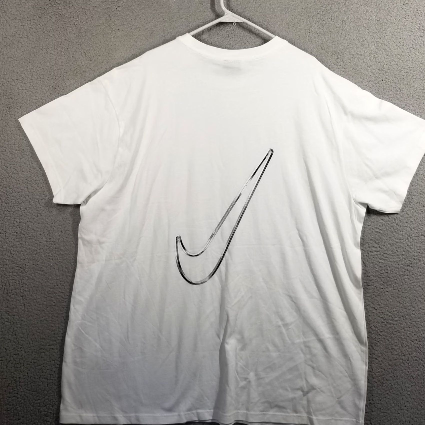 Nike Nike Women's Swoosh T-Shirt Dress 2X White Short Sleeve Activewear Casual Dress Men’s? Size XXL / US 16-18 / IT 52-54 - 2 Thumbnail