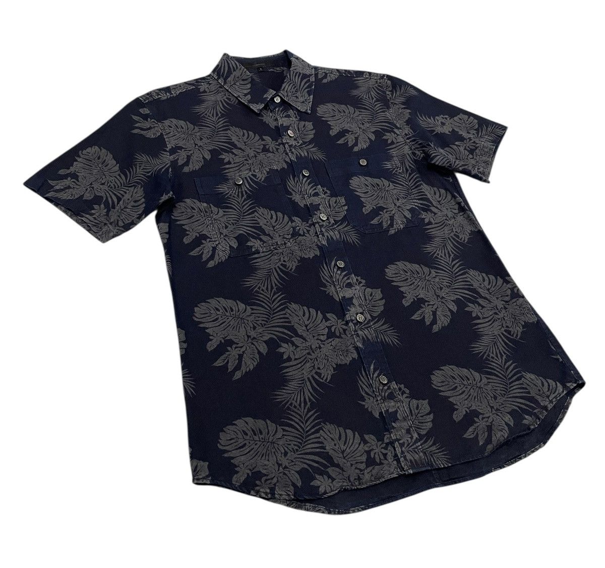 Kazuyuki Kumagai Attachment Attachment Japan Floral Shirts Navy Size US S / EU 44-46 / 1 - 2 Thumbnail