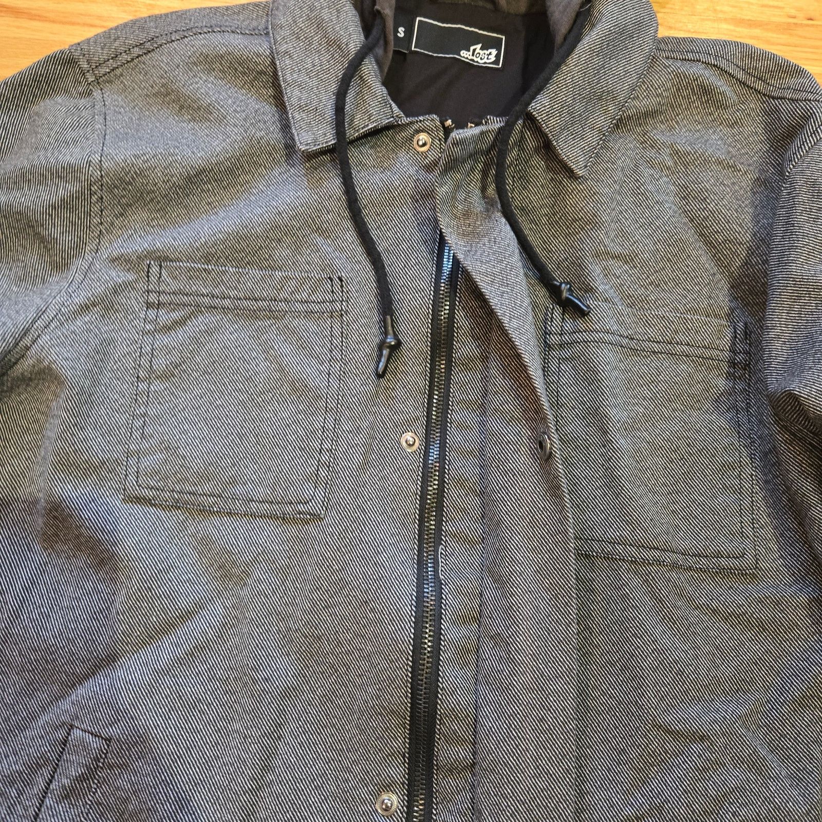 Other LOST The Billy Mens Jacket sz S gray w/ hood Size US S / EU 44-46 / 1 - 4 Thumbnail