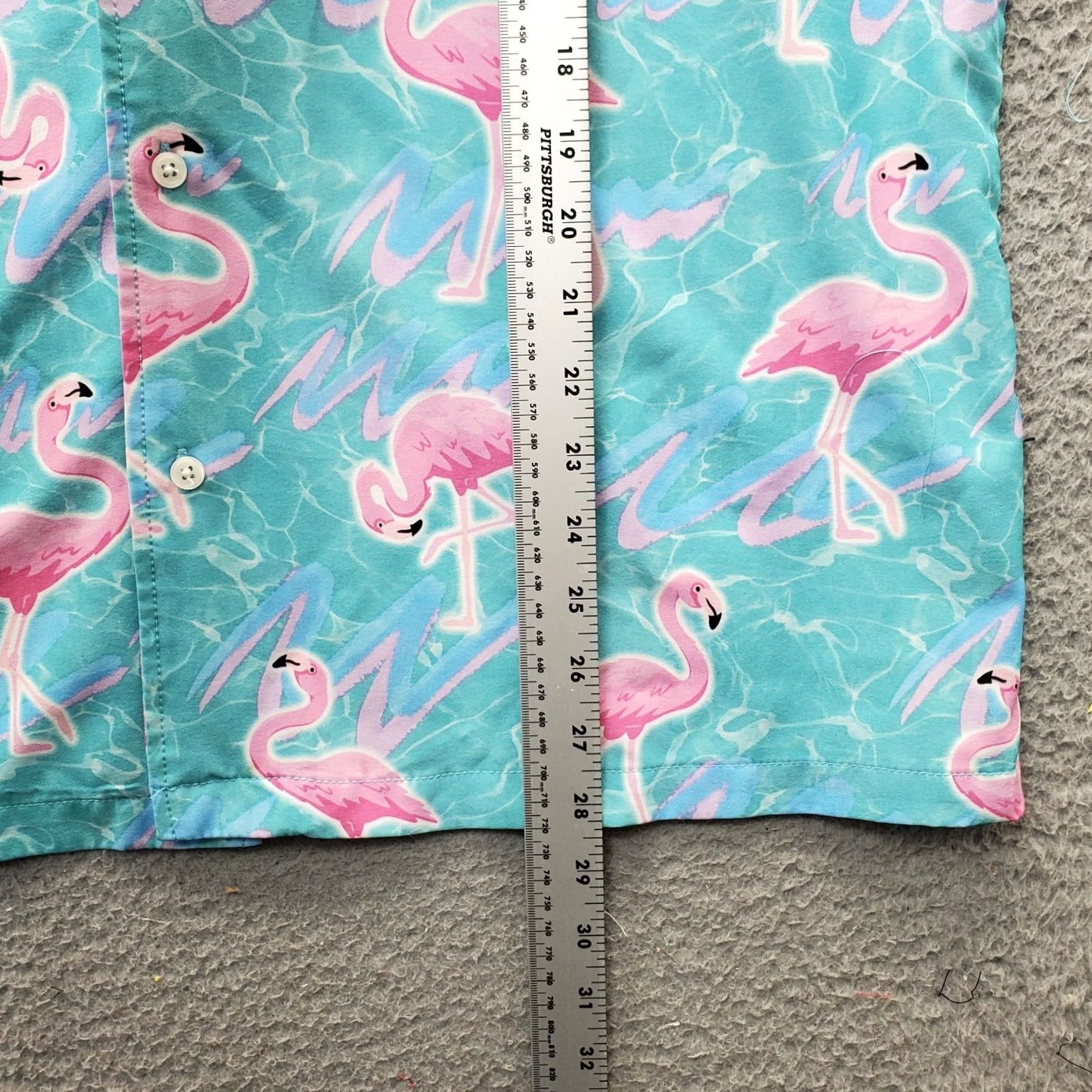 CLOT Brooklyn Cloth Hawaiian Shirt Men Large Multi Flamingos Short Sleeve Button Down Size US L / EU 52-54 / 3 - 3 Thumbnail
