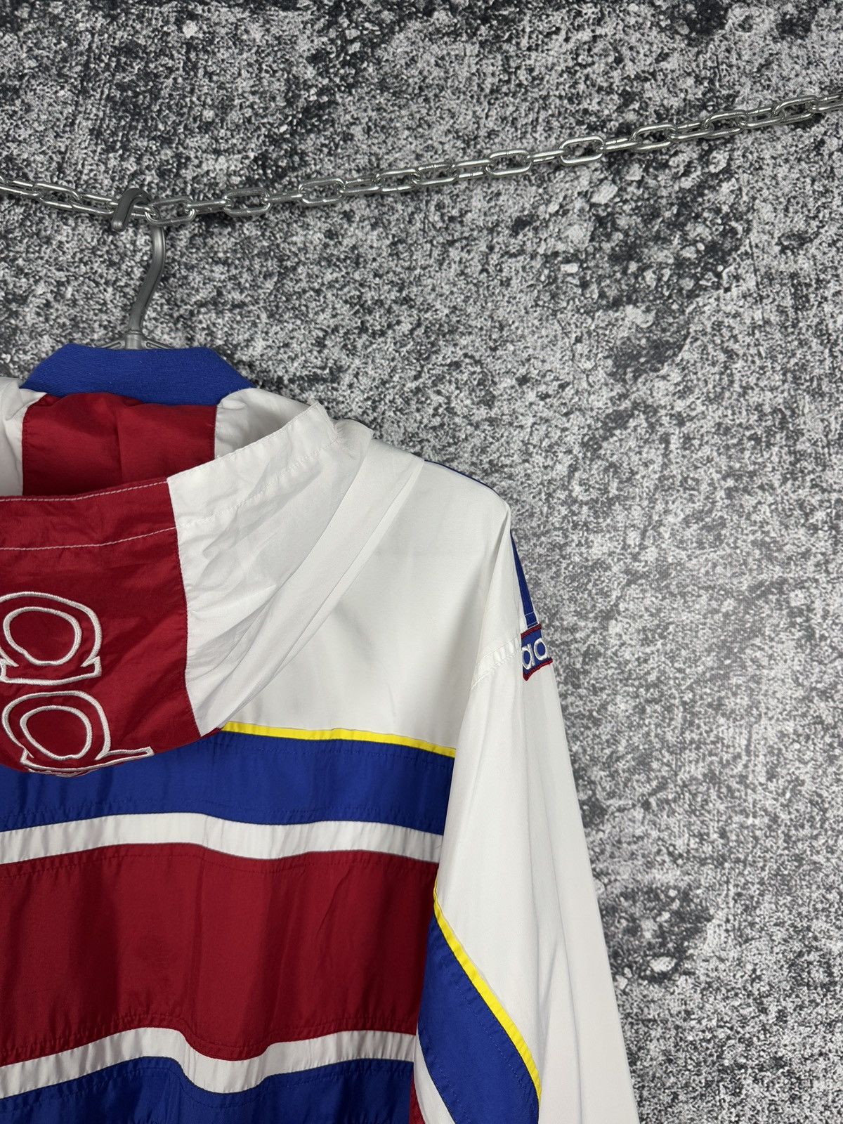 Adidas Adidas Vintage Jacket Button Up Windbreaker Retro 90s Size S Size US S / EU 44-46 / 1 - 13 Thumbnail