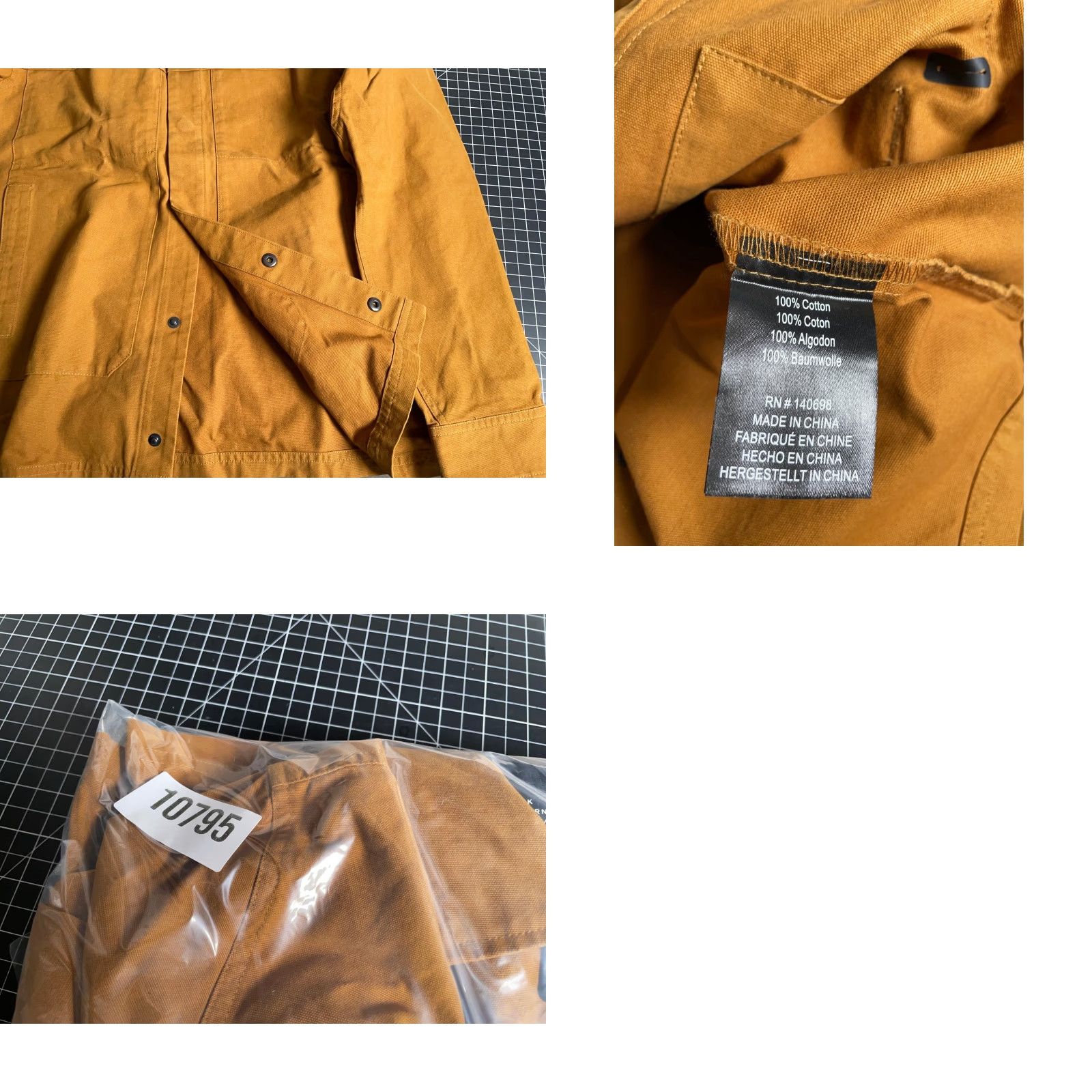 Tavik Tavik Jacket Men Small Brown Canvas Snap Button Beach Culture Unlined Pockets Cotton Casual Workwear Shirt/Coat Style Basic Jacket Size US S / EU 44-46 / 1 - 9 Thumbnail