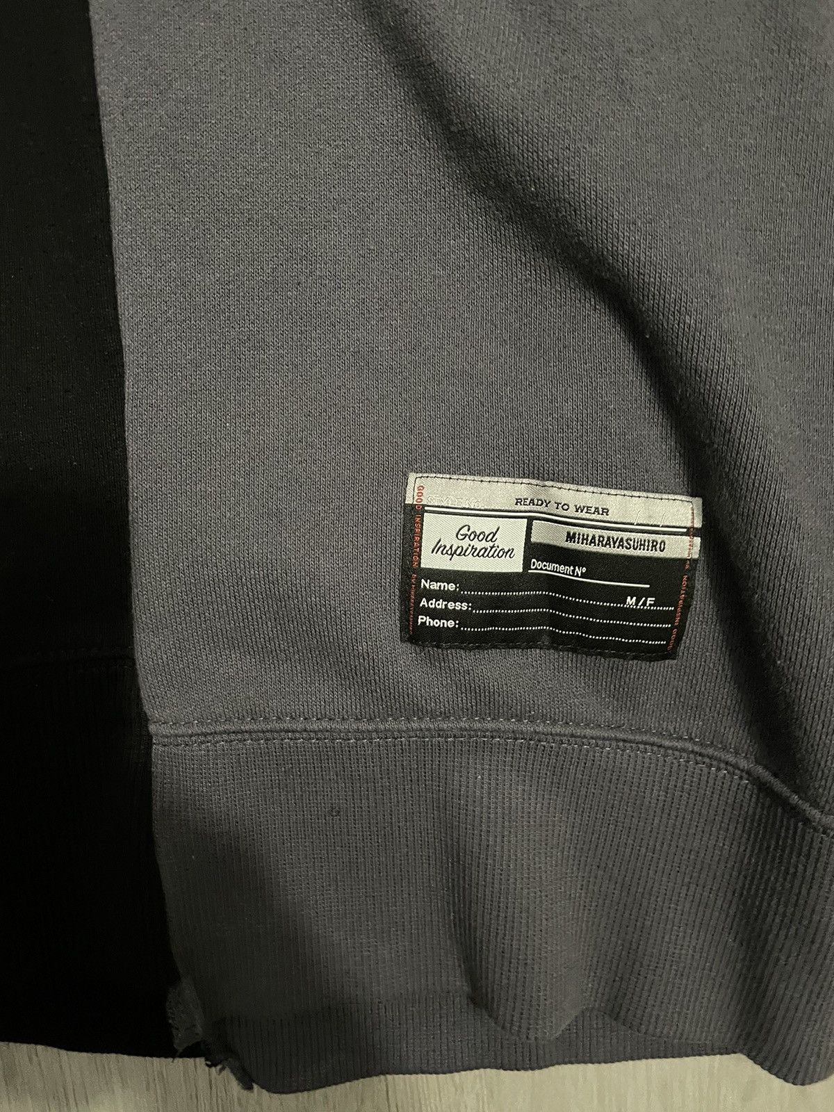 Maison MIHARA YASUHIRO Miharayasuhiro ‘Good Inspiration’ sweater Size US M / EU 48-50 / 2 - 3 Thumbnail