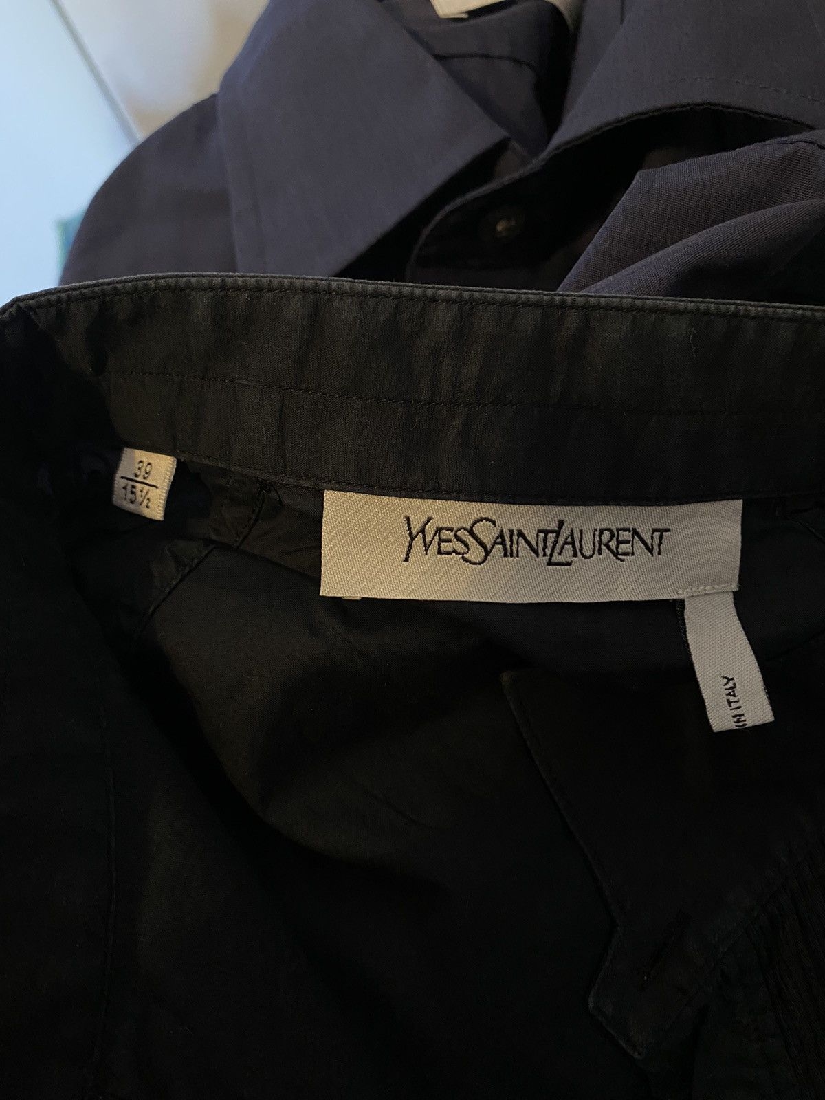 Yves Saint Laurent Black 2007 YSL Shirt Size US M / EU 48-50 / 2 - 3 Thumbnail