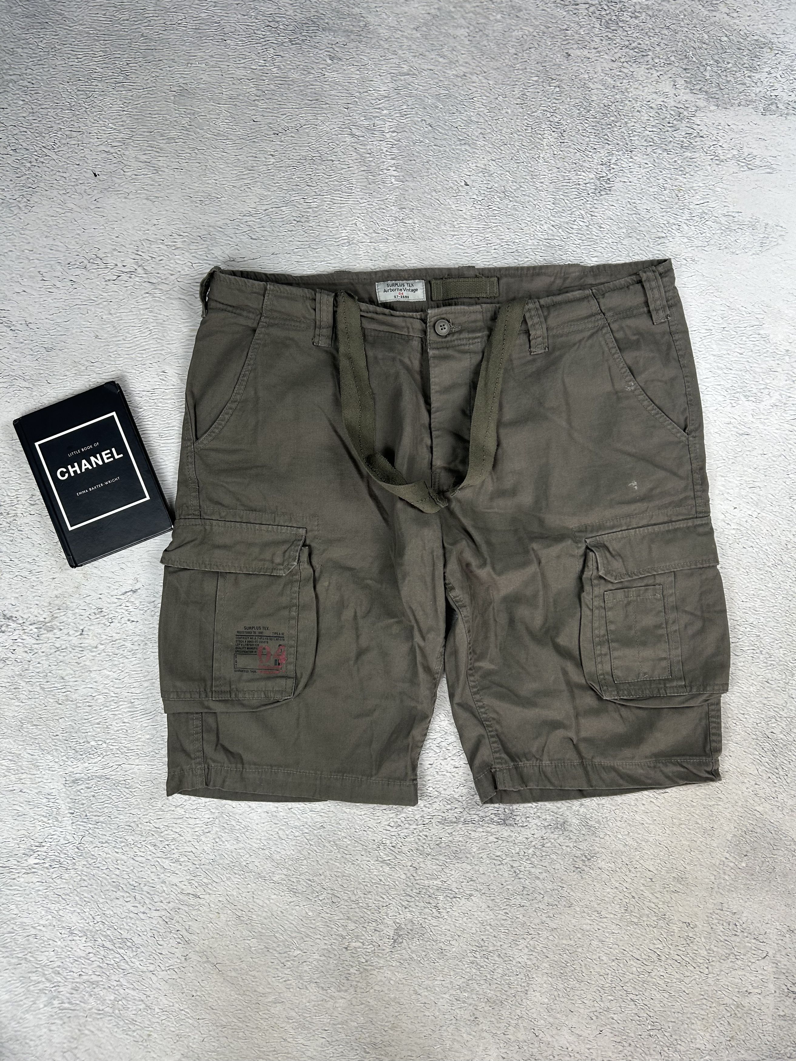 JNCO × Japanese Brand Surplus Tex Cargo Shorts Army Baggy multipocket Streetwear Size US 38 / EU 54 - 6 Thumbnail