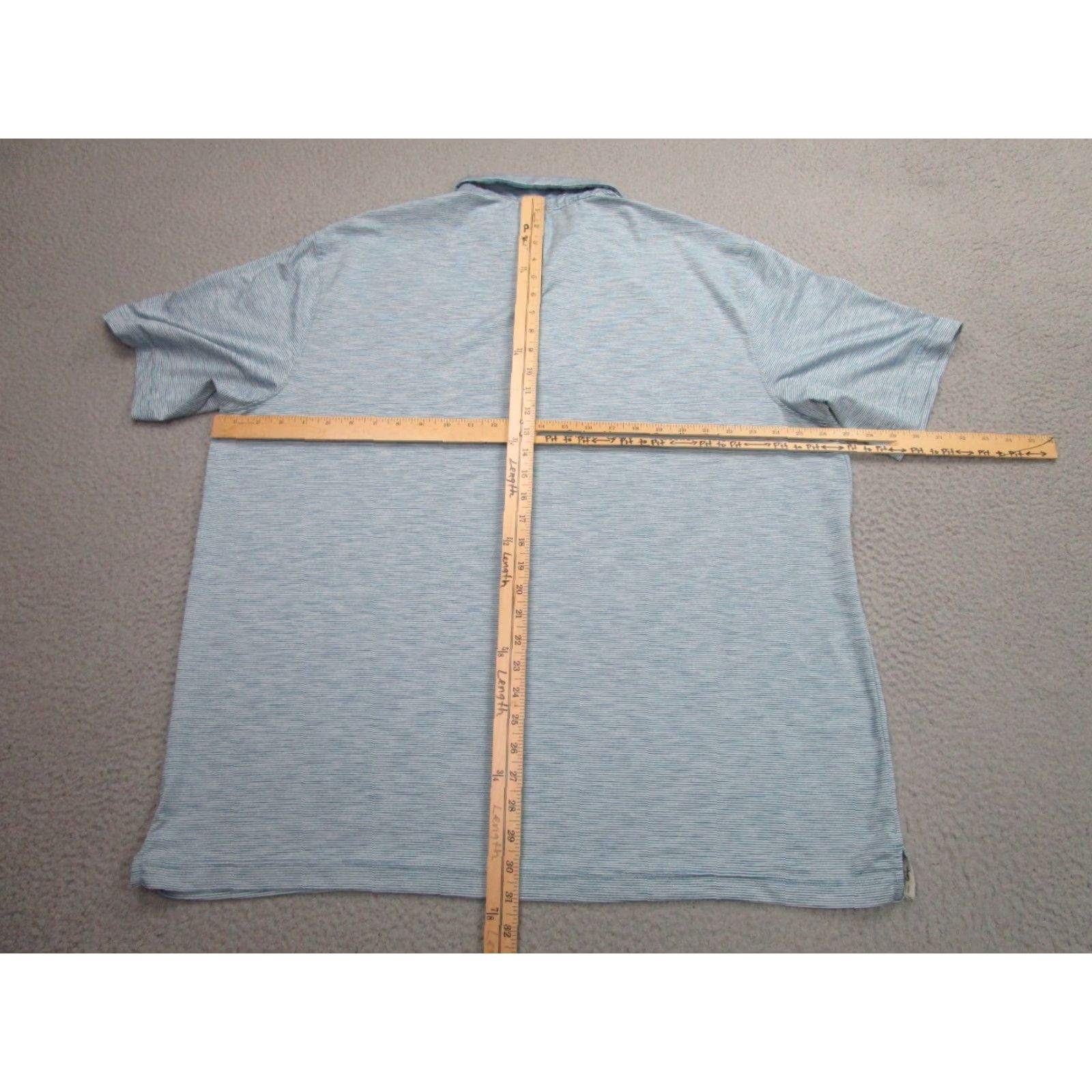 Vintage Walter Hagen Shirt Mens 2XL Blue Performance Polo Golf Stretch Wicking Size US XXL / EU 58 / 5 - 7 Thumbnail