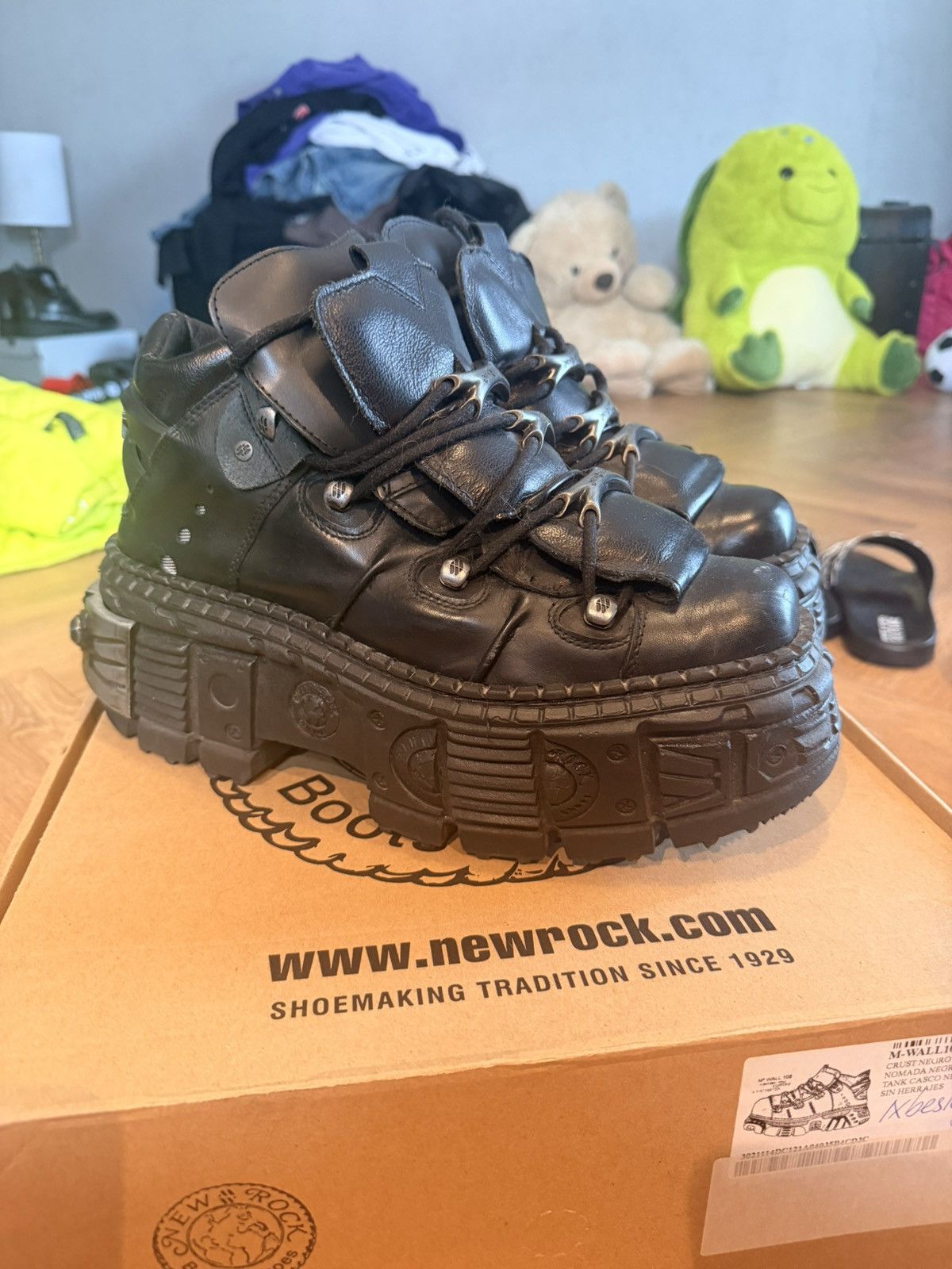 New Rock new rock crust negro m wall106 s12 Size US 12 / EU 45 - 2 Thumbnail
