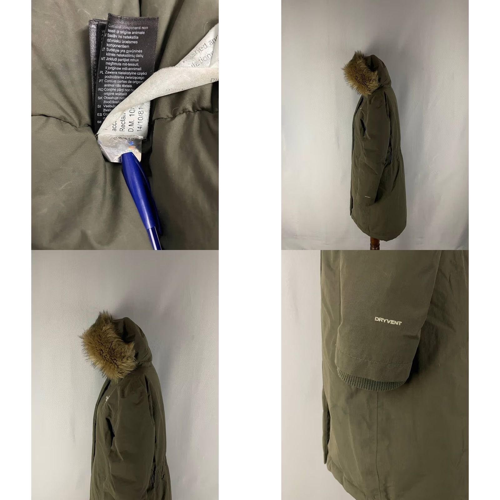 The North Face The North Face Jacket Womens XL Olive Green Hooded Size Nylon Long Sleeve Size XL / US 12-14 / IT 48-50 - 8 Thumbnail