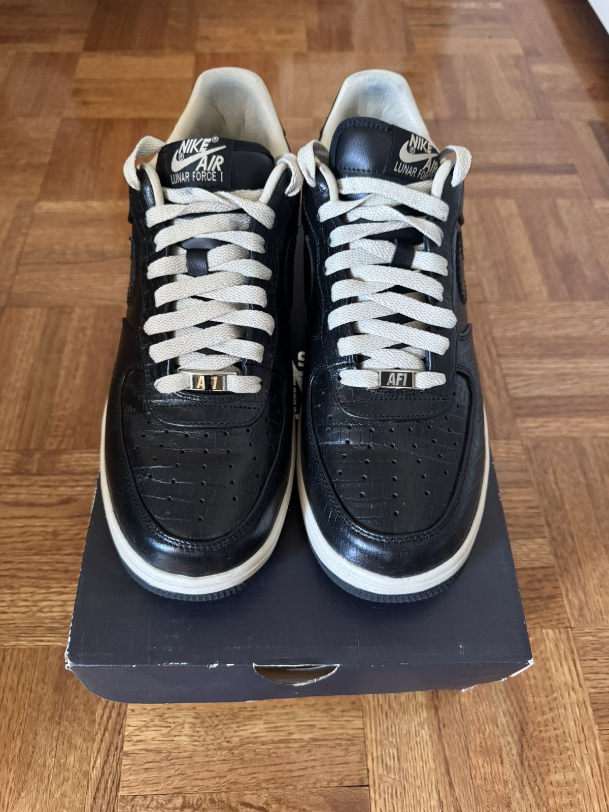 Fragment Design × Nike Nike Lunar Force 1 PRM SP HTM Fragment QS Croc VERY RARE Size US 10 / EU 43 - 2 Thumbnail