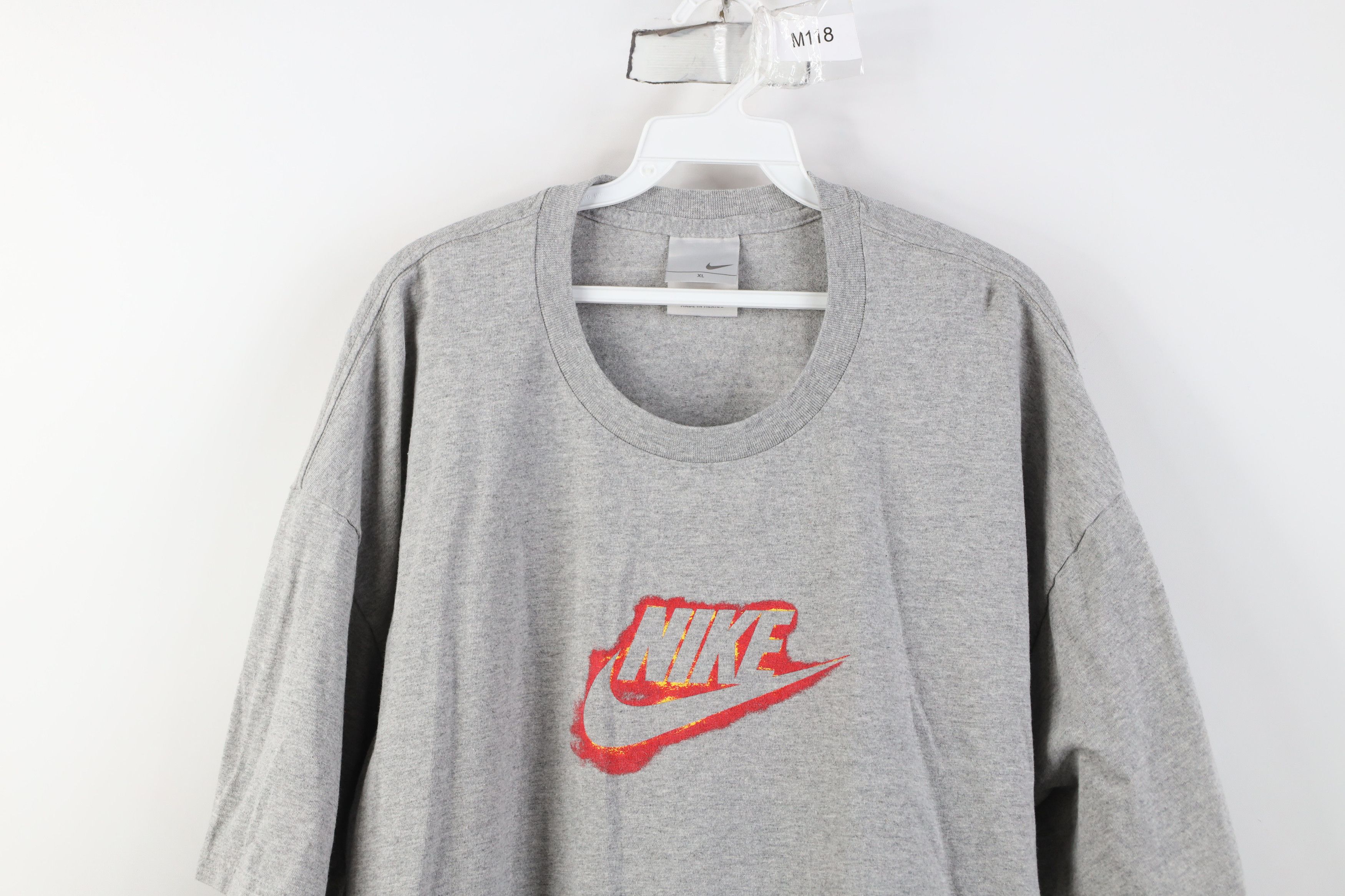 Nike Vintage Nike Swoosh Graffiti Stencil Short Sleeve T-Shirt Size US XL / EU 56 / 4 - 2 Thumbnail