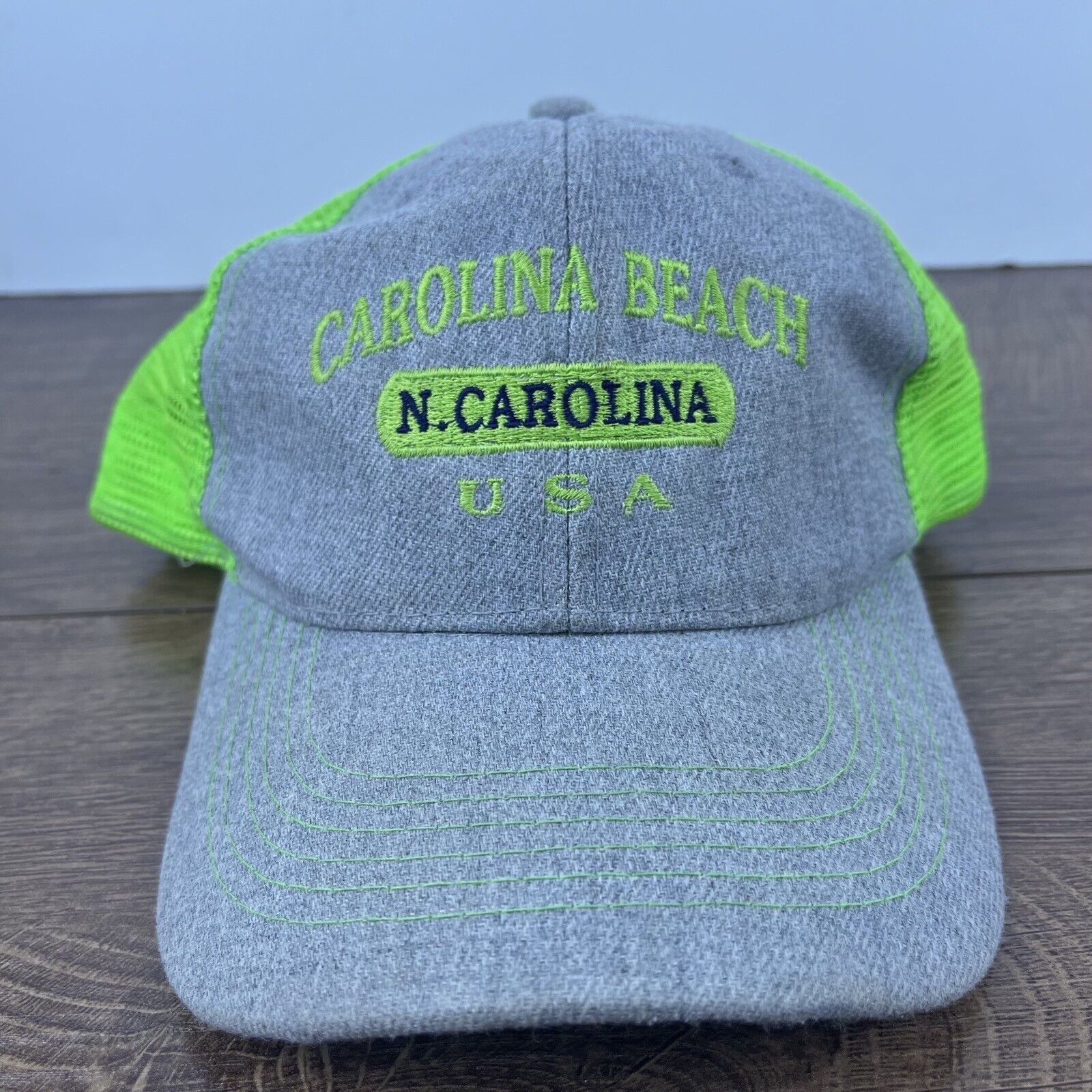 Other Carolina Beach Hat USA Snapback Hat Gray Hat Adjustable Gray Size ONE SIZE - 2 Thumbnail