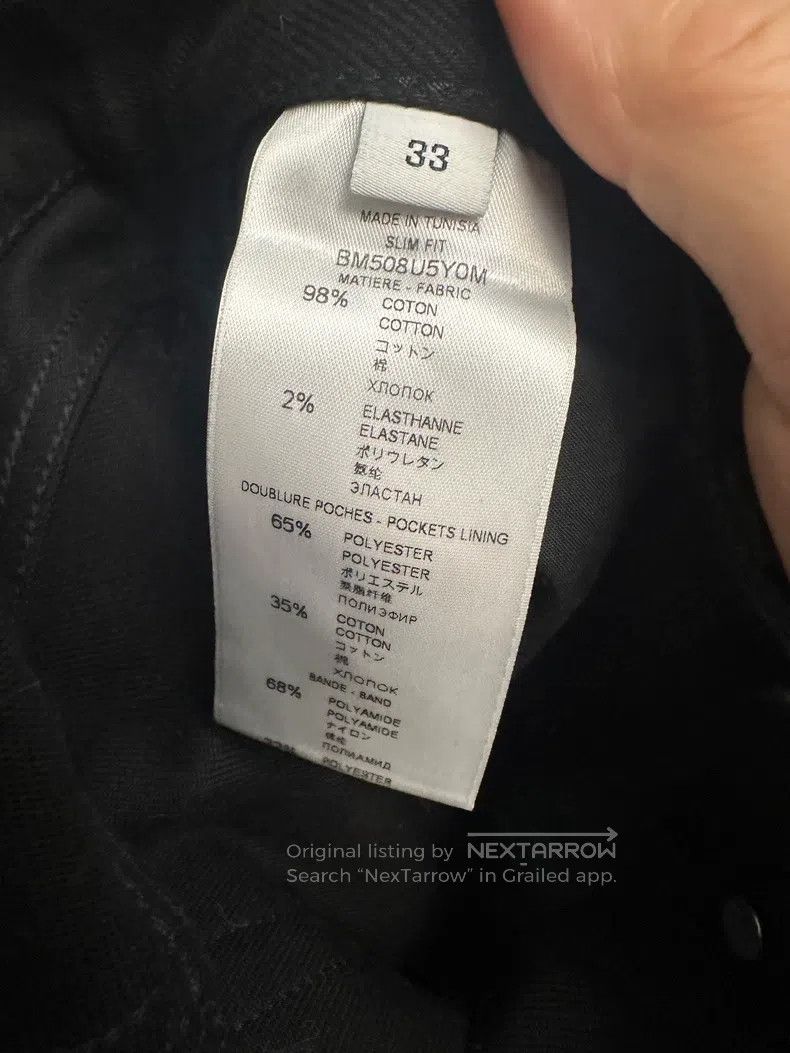 Givenchy Givenchy Denim Jeans with Single Side Logo Trim Size US 33 - 5 Thumbnail
