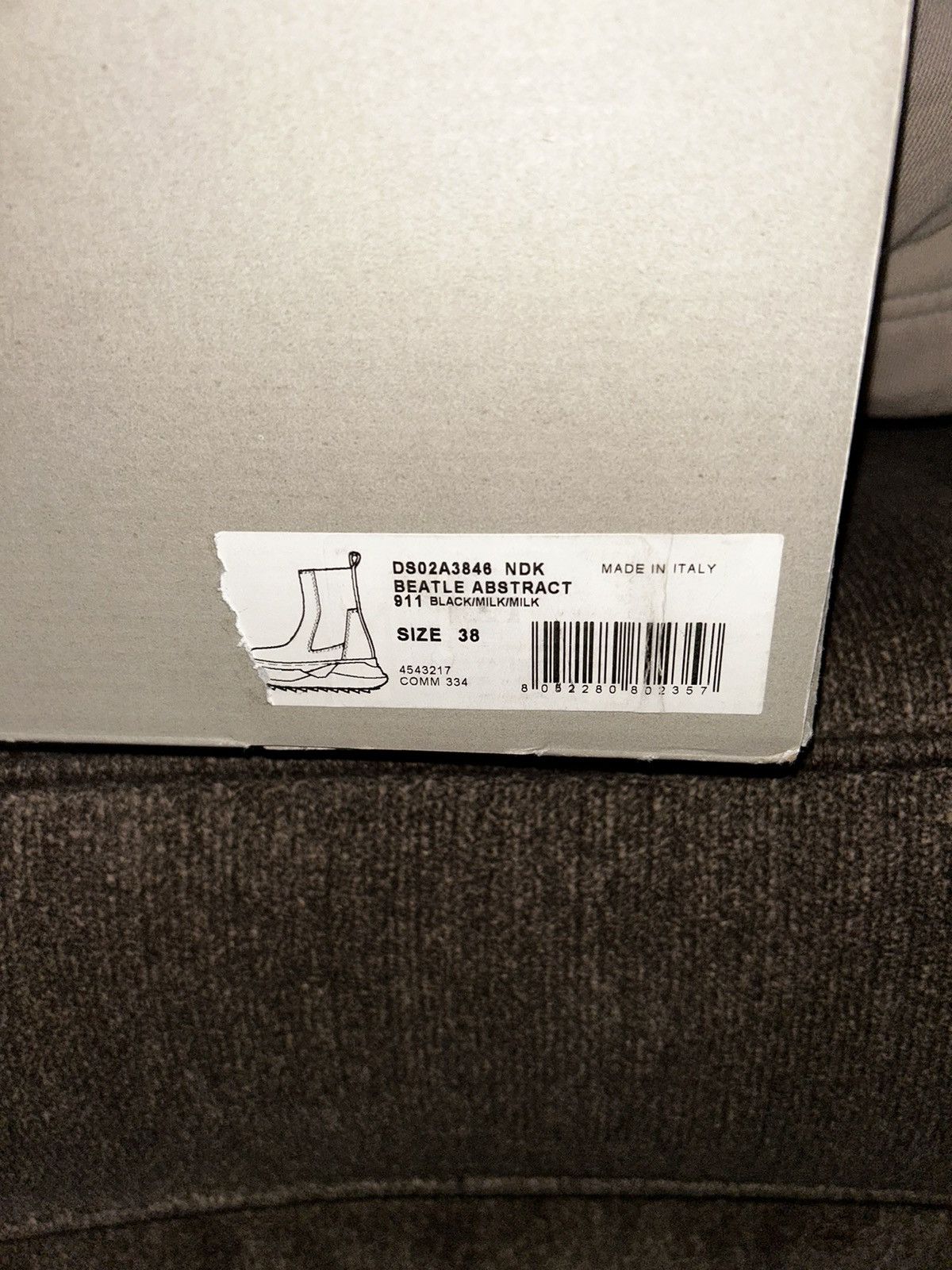 Rick Owens × Rick Owens Drkshdw RICK OWENS DRKSHDW Gethsemane Beatle Abstract Boots Size US 5.5 / EU 38 - 7 Thumbnail
