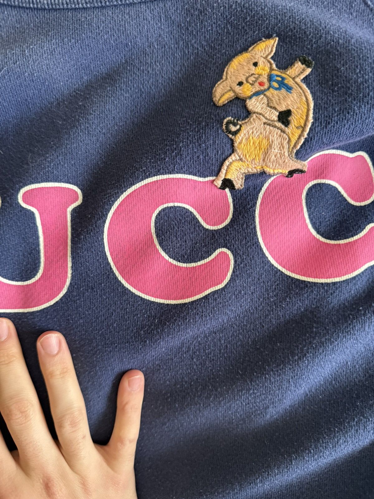 Gucci Gucci Pig Logo Sweatshirt Size US L / EU 52-54 / 3 - 7 Thumbnail