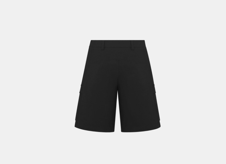 Dior o1w1db11225 493C15 Cargo Bermuda Short in Black Size US 36 / EU 52 - 2 Thumbnail