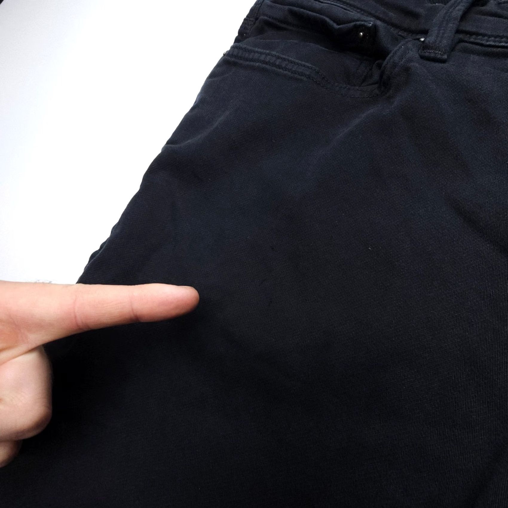 Denime DU/ER N2X Slim Fit Jeans Mens Black Stretch Performance Denim Comfort 33 x 32 Size US 33 - 6 Thumbnail
