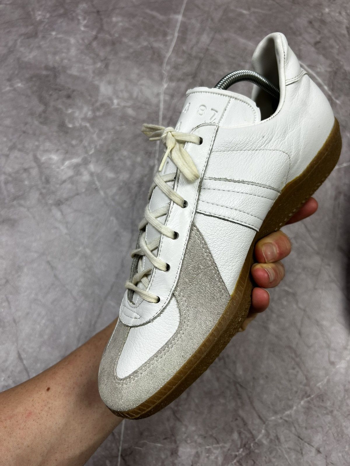Vintage GAT BW Sport Army Trainer Bundeswehr Shoes Leather Sneakers Size US 8 / EU 41 - 17 Thumbnail