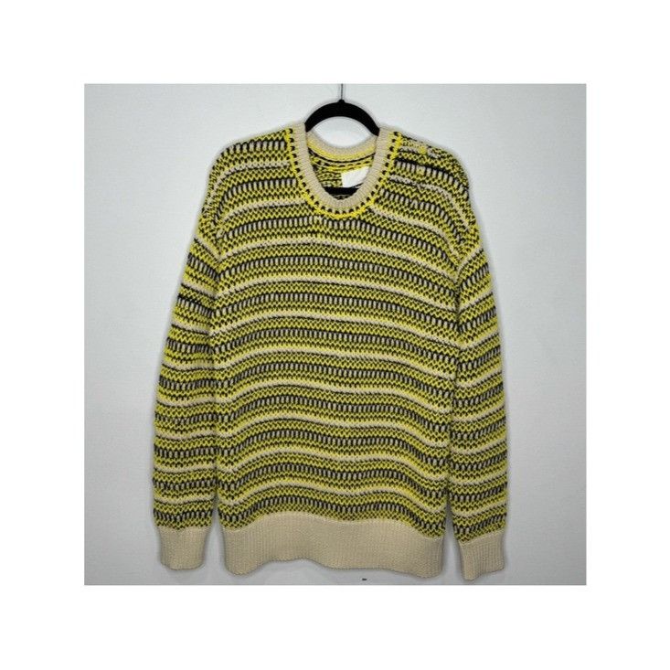 Isabel Marant Isabel Marant Hank Crewneck SweaterYellow Men's Size Small Size US S / EU 44-46 / 1 - 2 Thumbnail