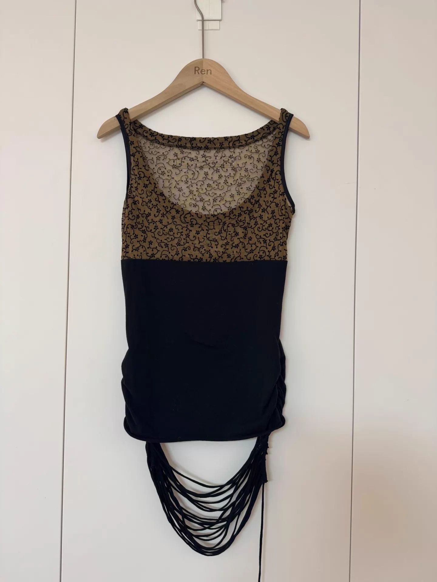 Alien Workshop Alice auaa lace panel drawstring vest Size ONE SIZE - 2 Thumbnail