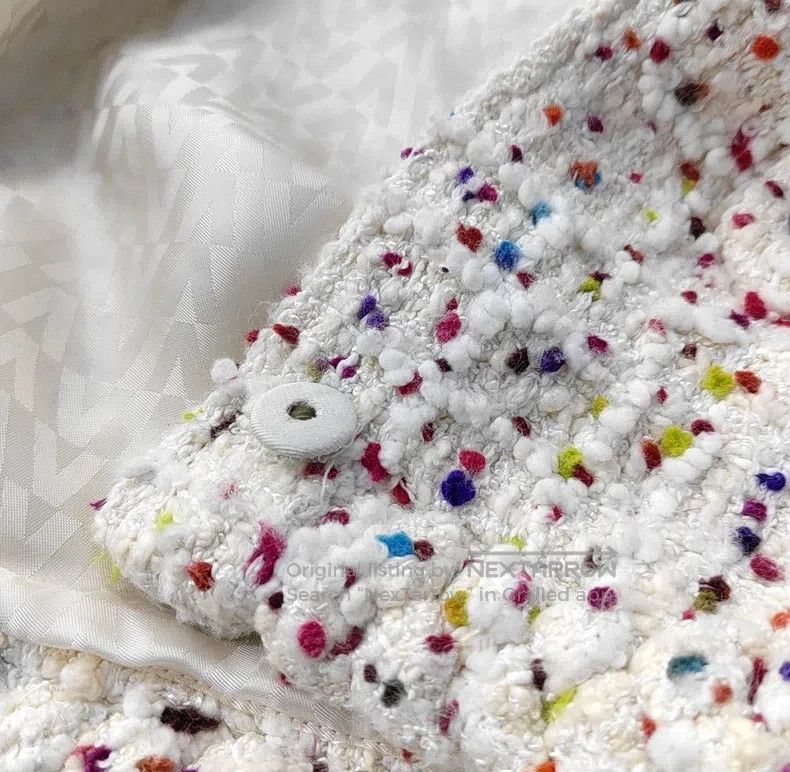 Valentino Valentino White polka dot short coat Size S / US 4 / IT 40 - 6 Thumbnail