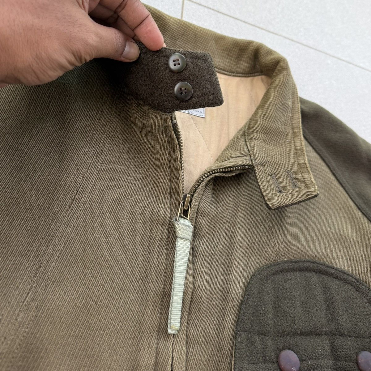 Vintage VTG Marina Del Rey Wool Bomber Jacket Olive Workwear Japan Size US M / EU 48-50 / 2 - 8 Thumbnail